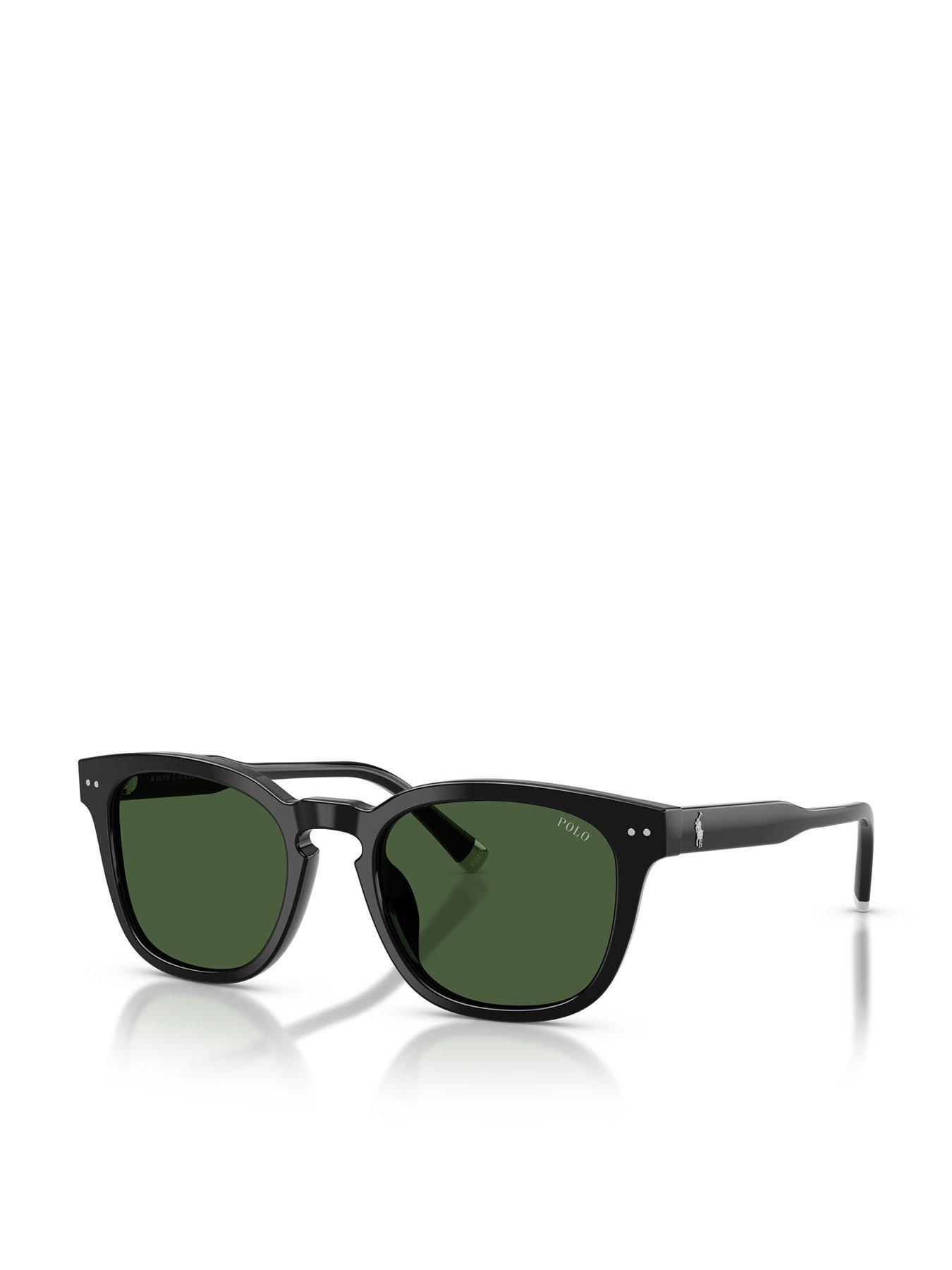 Polo Ralph Lauren 0Ph4242U Round Sunglasses - Black