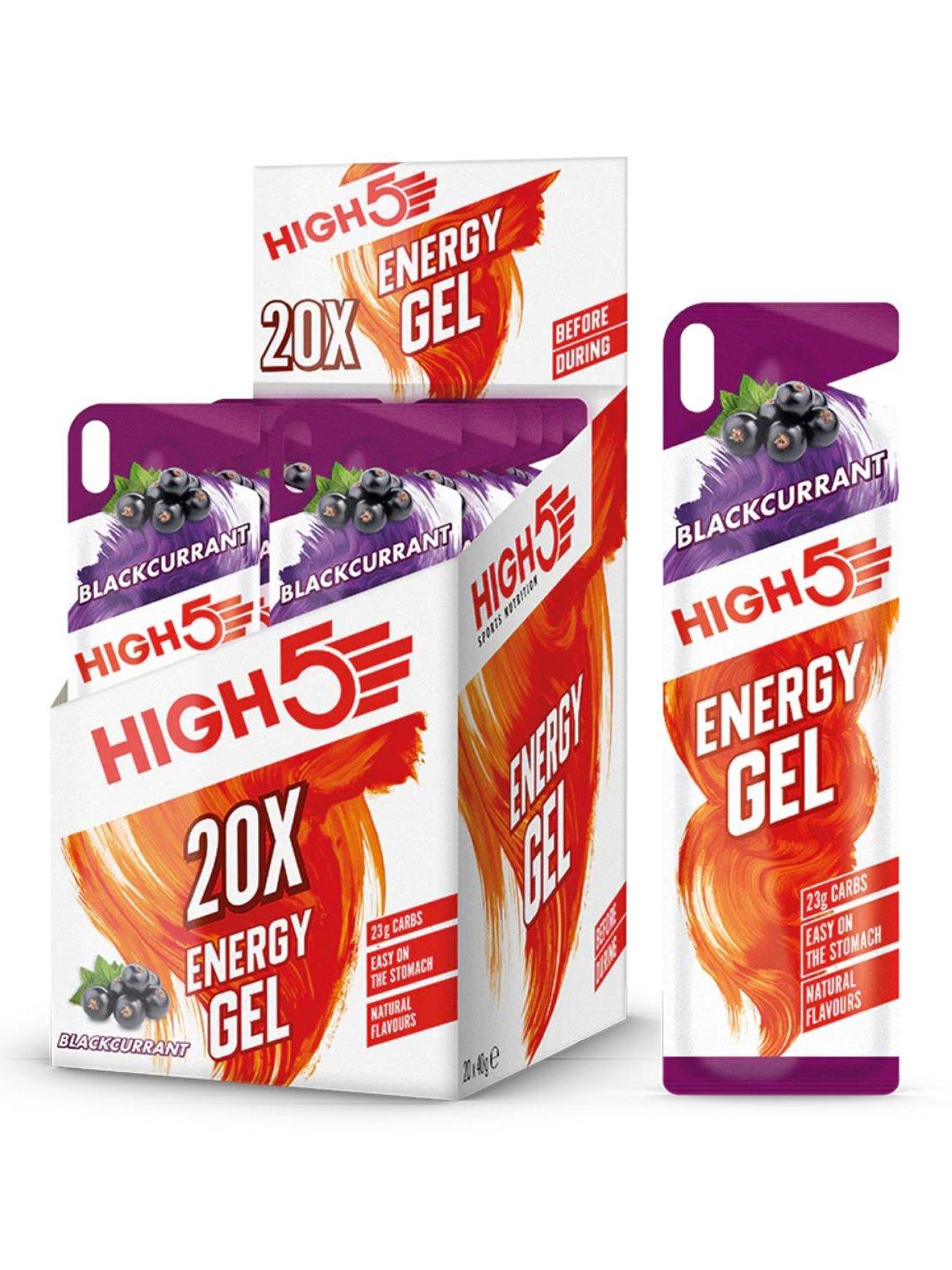 Image 1 of 1 of High5 Energy Gel 20 x 40g Sachet Blackcurrant