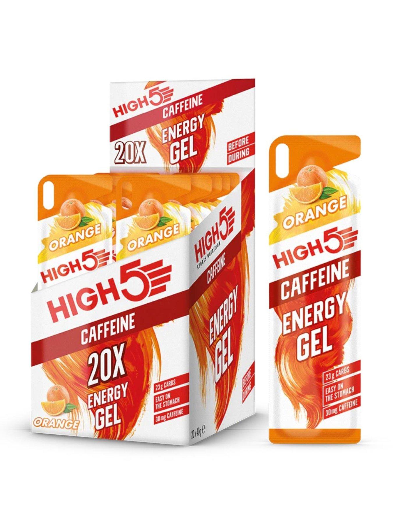 Image 1 of 6 of High5 Energy Gel Caffeine 20 x 40g Sachet Orange