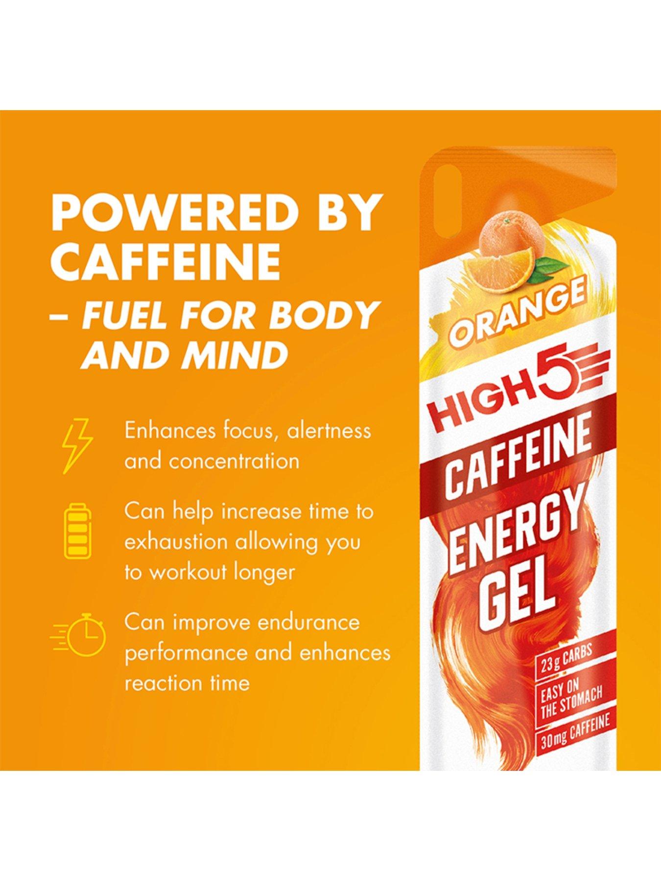 Image 3 of 6 of High5 Energy Gel Caffeine 20 x 40g Sachet Orange