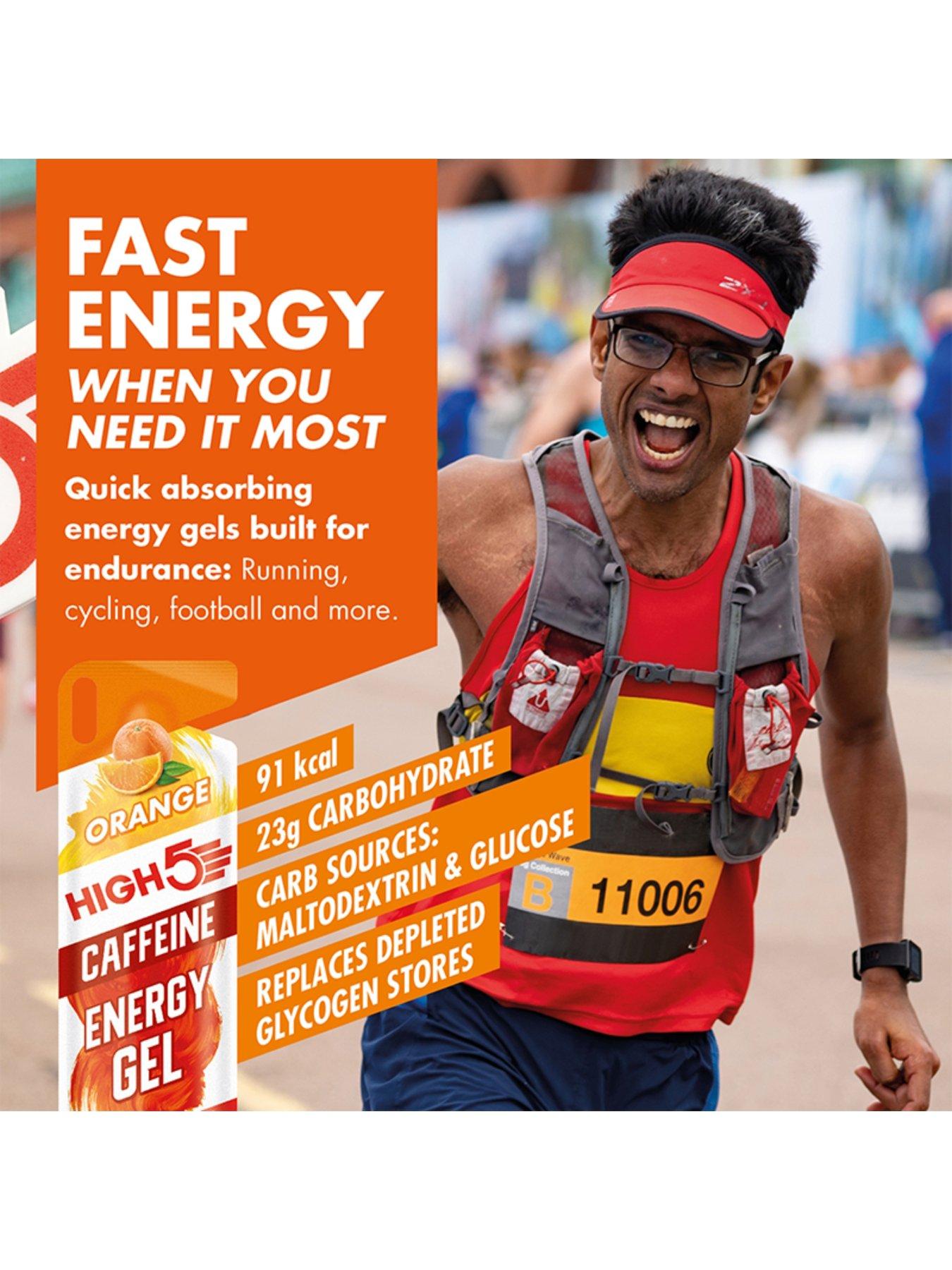 Image 5 of 6 of High5 Energy Gel Caffeine 20 x 40g Sachet Orange