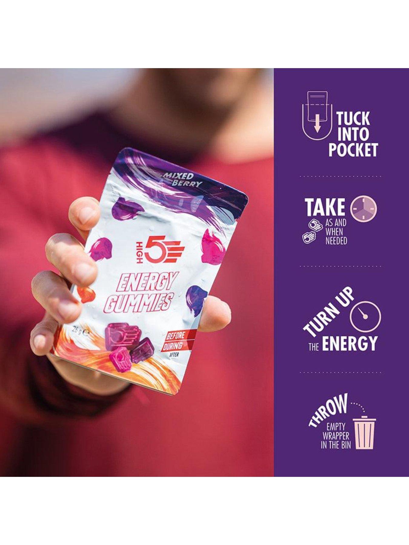 Image 3 of 6 of High5 Energy Gummies 10 x 26g Pouch Mixed Berry