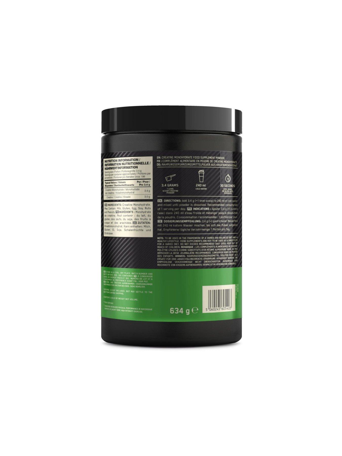 Image 2 of 2 of Optimum Nutrition Micronised Creatine Powder - Unflavoured - 634g