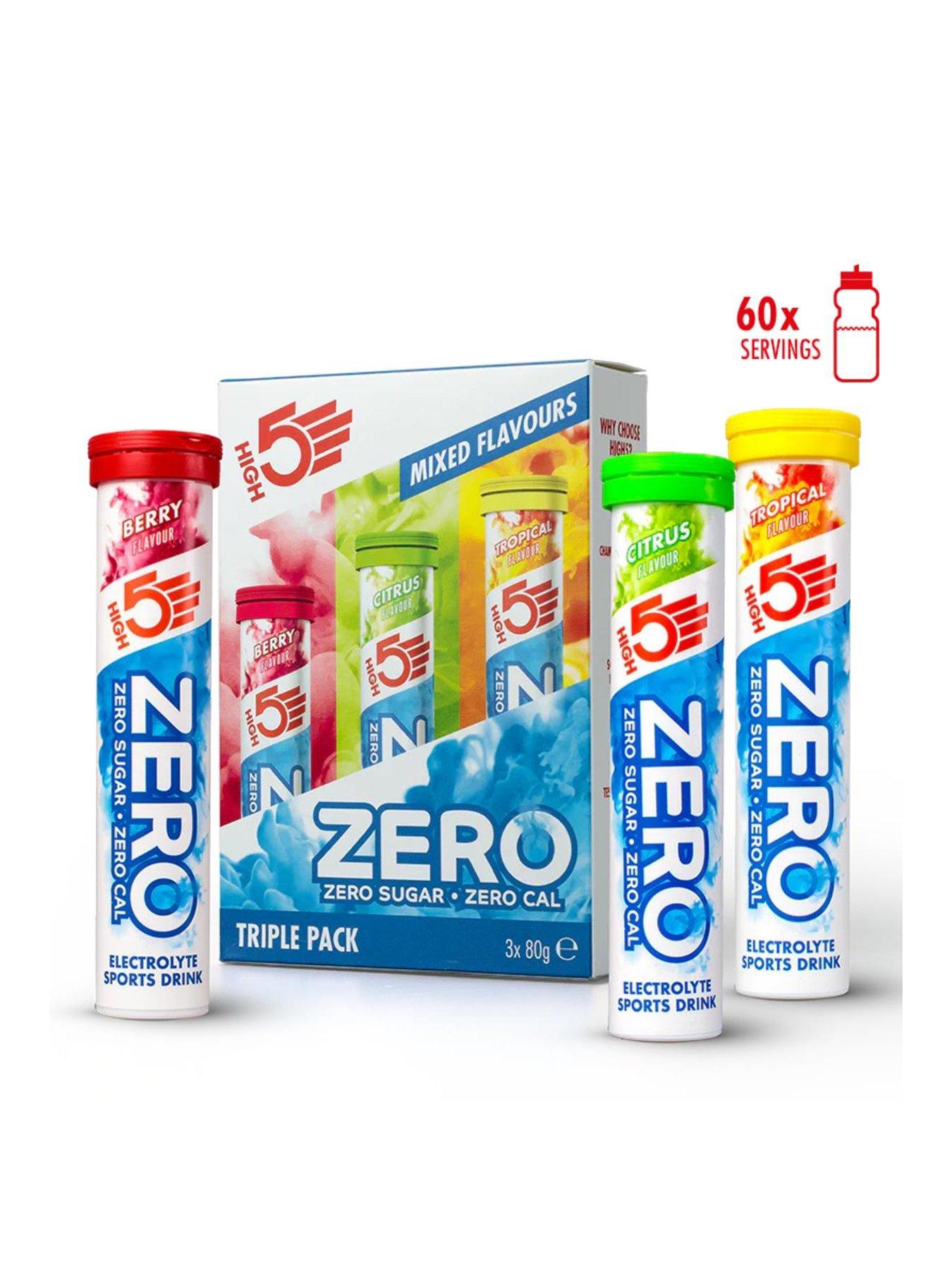 Image 1 of 2 of High5 ZERO Triple Pack 3 x 20 Hydration Tablets Berry, Citrus and Tropical