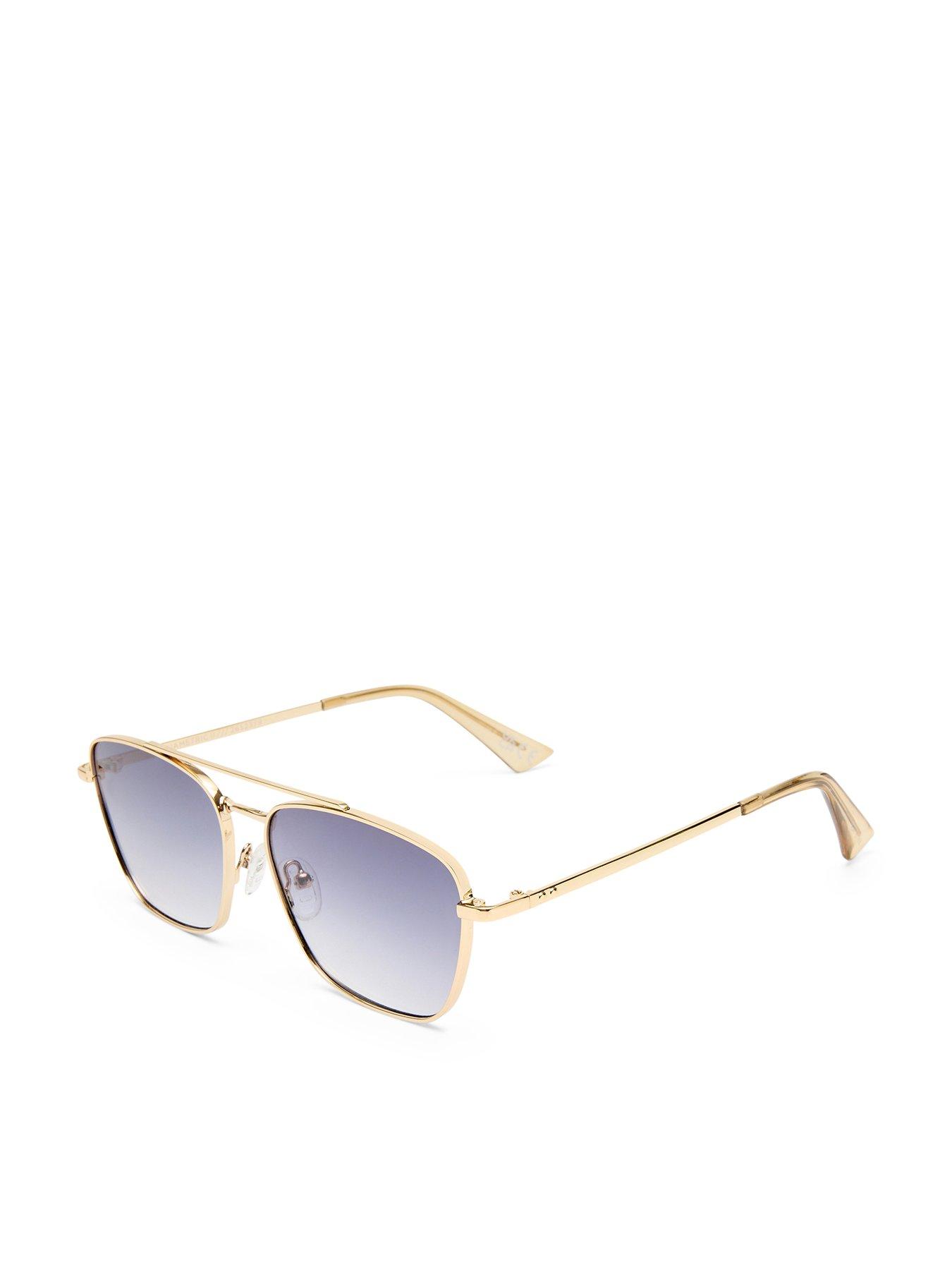 Image 1 of 4 of LE SPECS LE SPECS Womens Diametric Ii Square Sunglasses - Gold