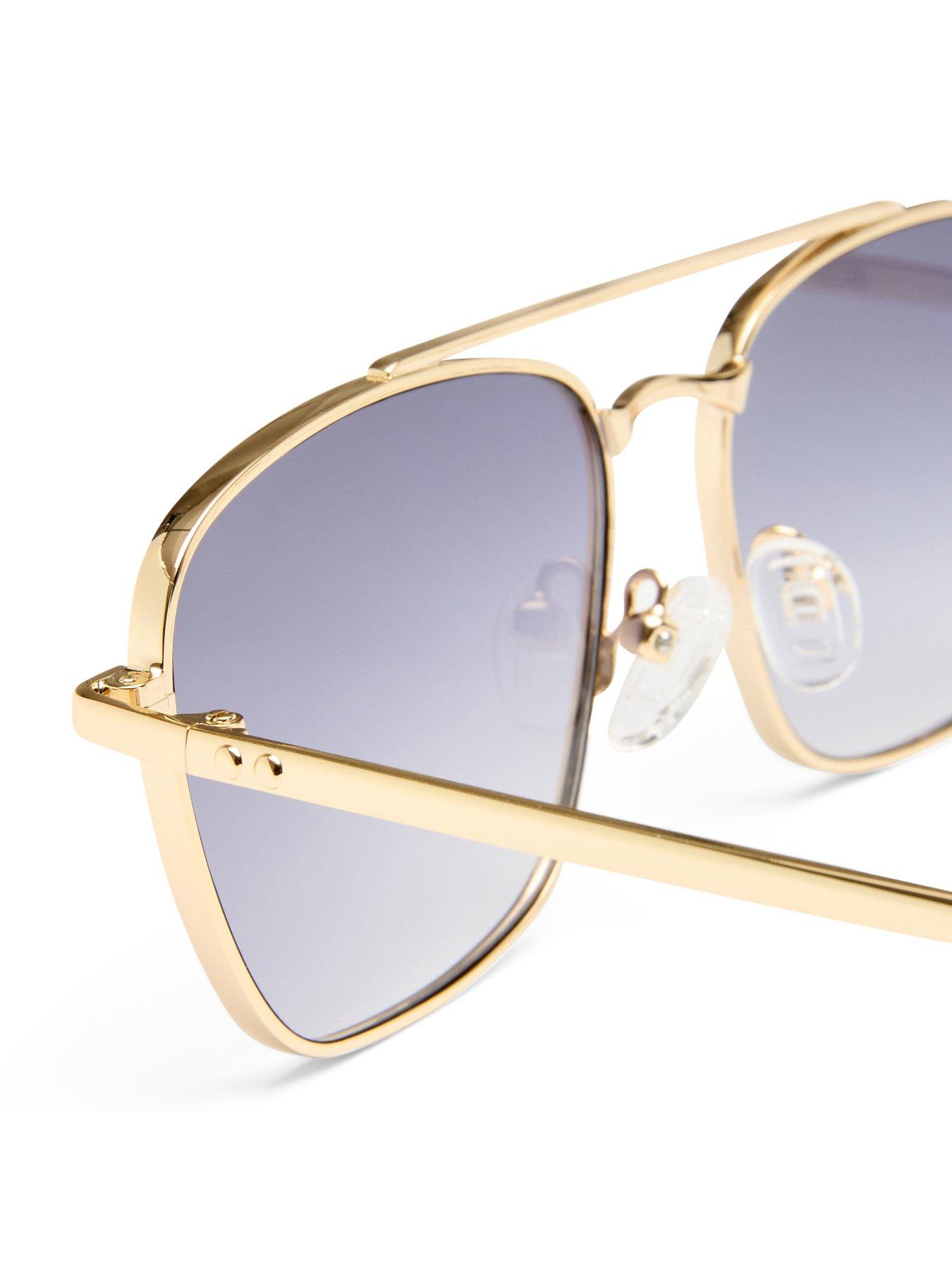 Image 4 of 4 of LE SPECS LE SPECS Womens Diametric Ii Square Sunglasses - Gold