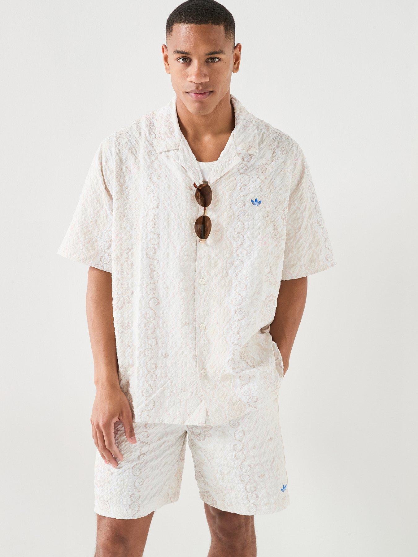 adidas Originals Mens Resort Shirt - Light Beige