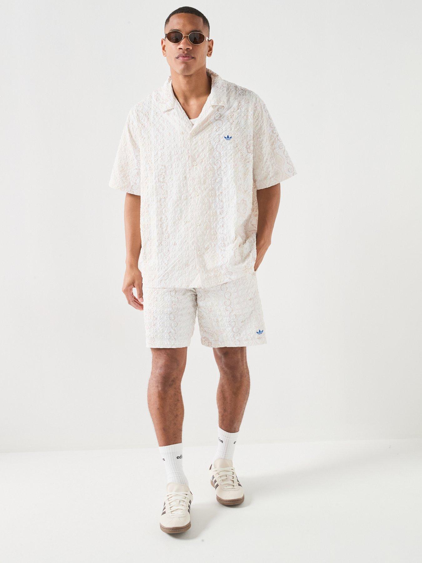 Image 3 of 6 of adidas Originals Mens Resort Shorts - Light Beige