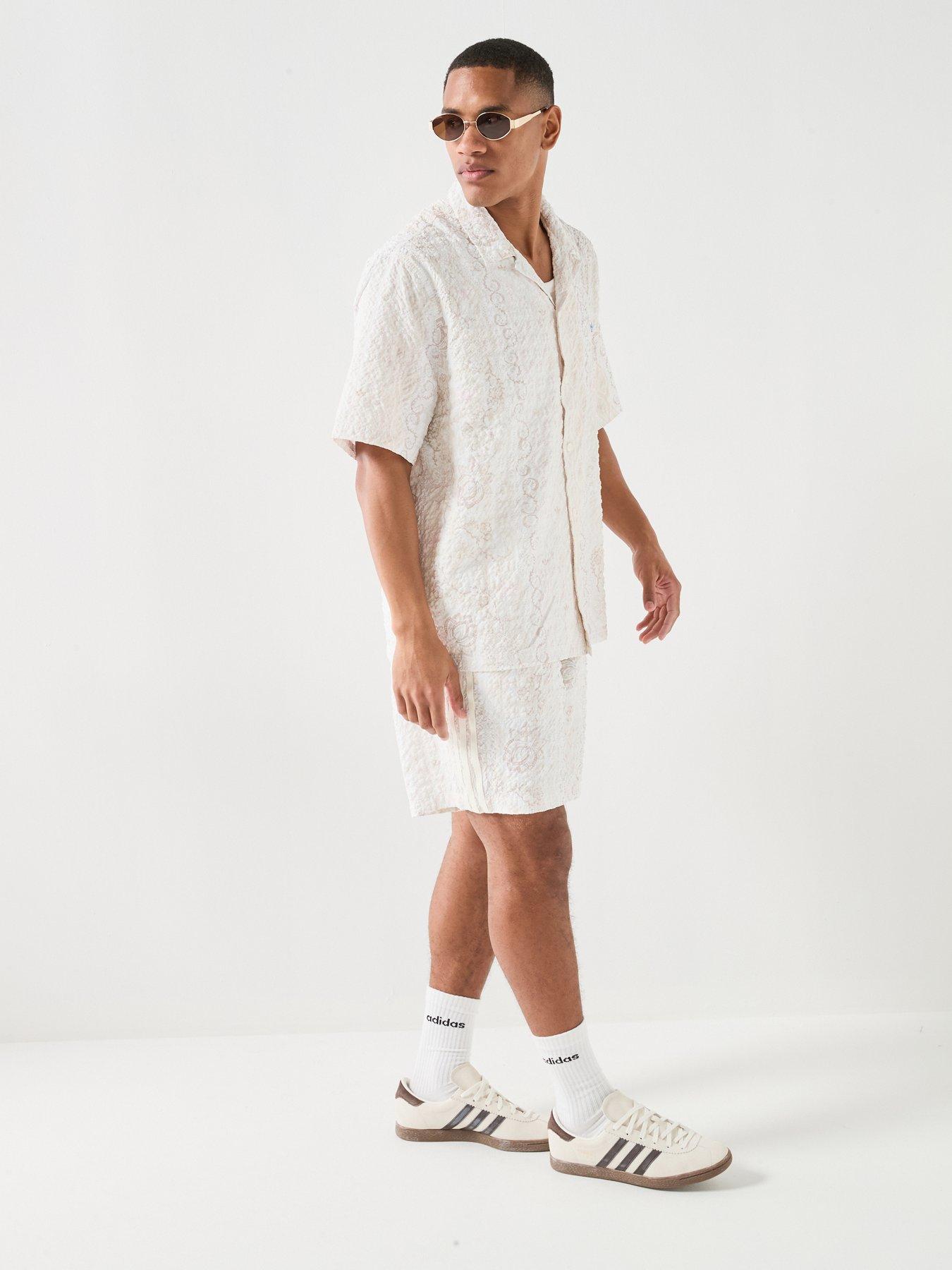 Image 5 of 6 of adidas Originals Mens Resort Shorts - Light Beige