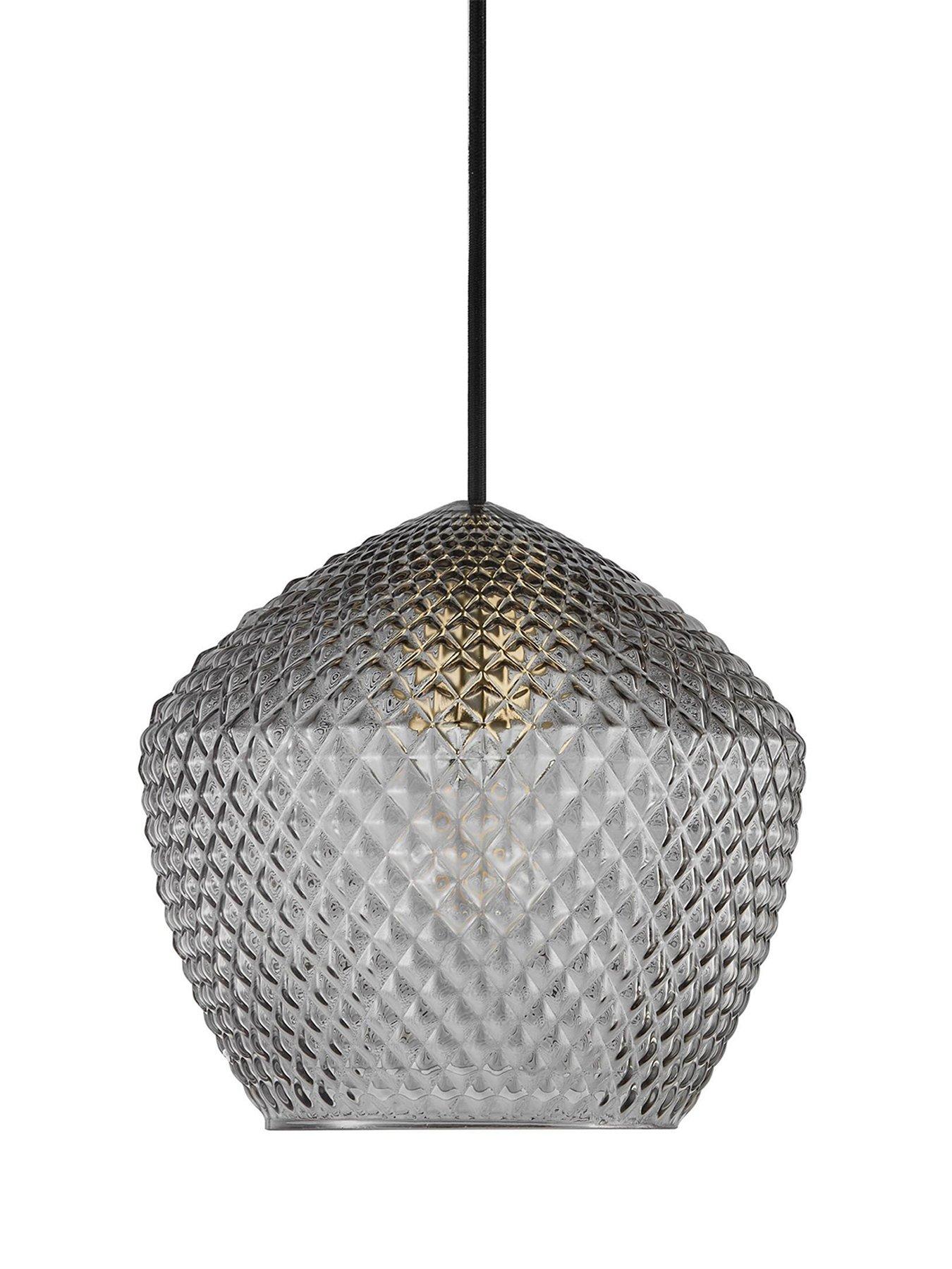 Image 4 of 5 of Nordlux Orbiform Pendant Brass Light - Smoke