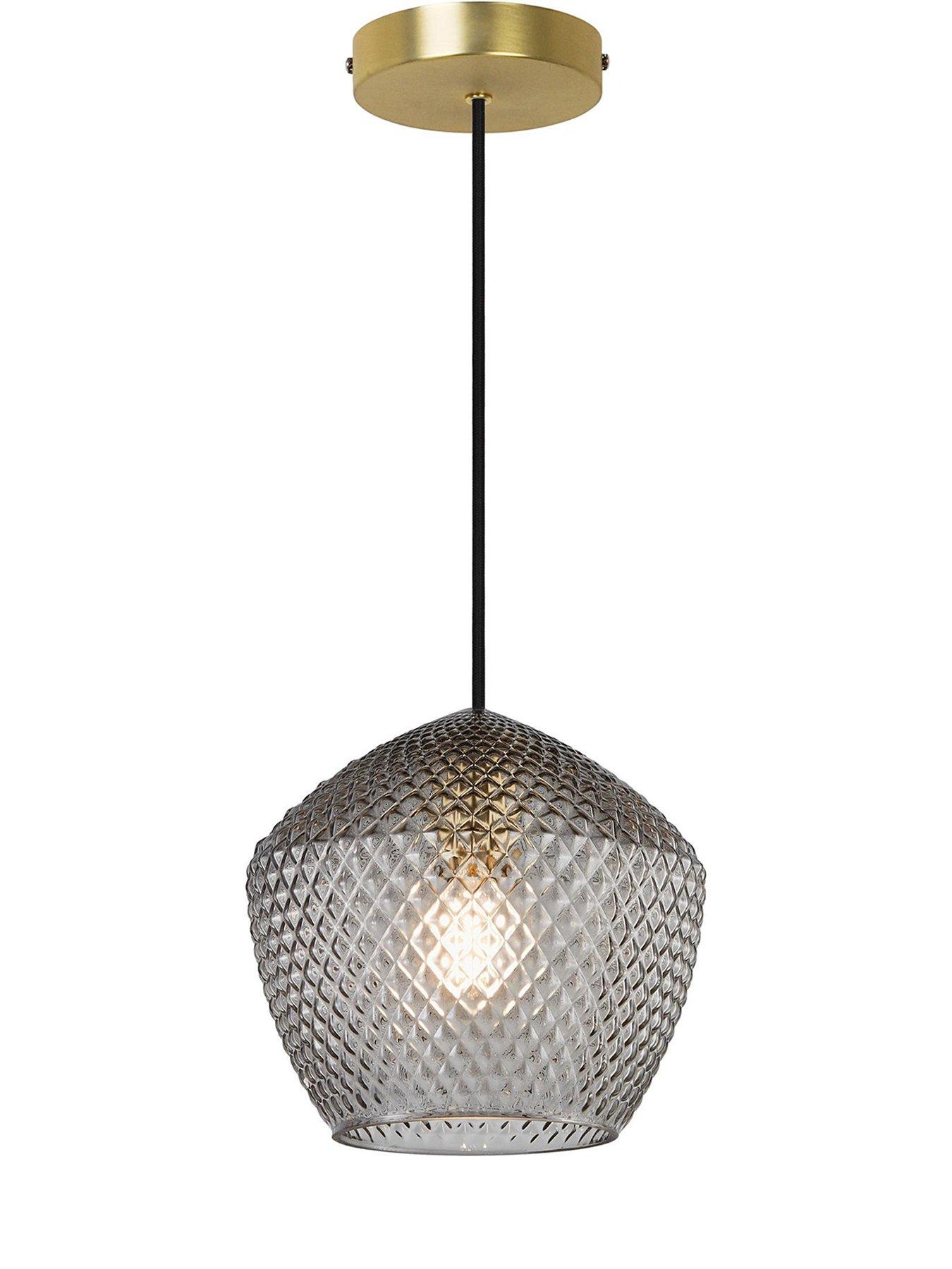 Image 5 of 5 of Nordlux Orbiform Pendant Brass Light - Smoke