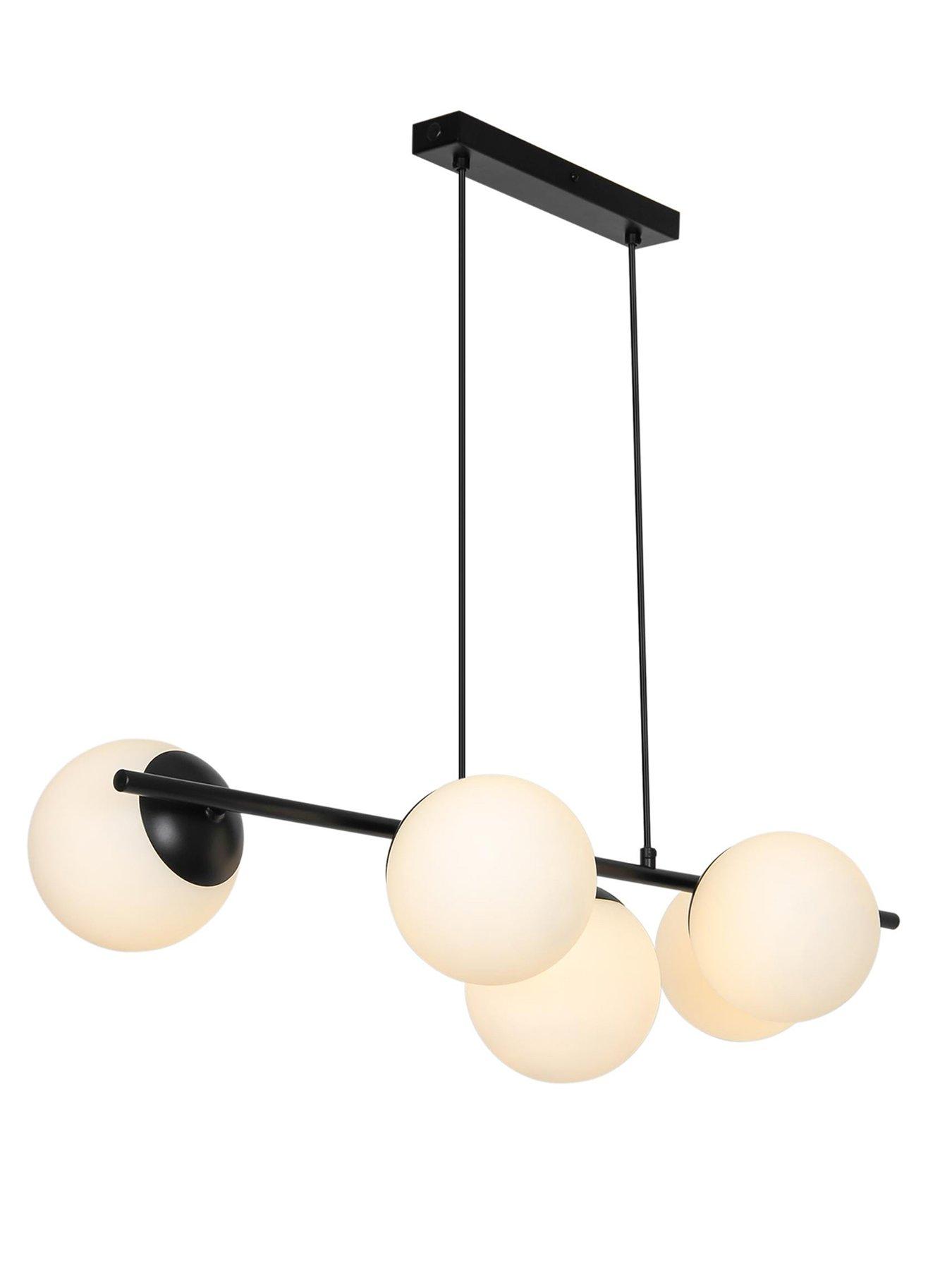 Image 4 of 6 of Nordlux Nordlux Lilly 3-Spot Pendant Light - Black