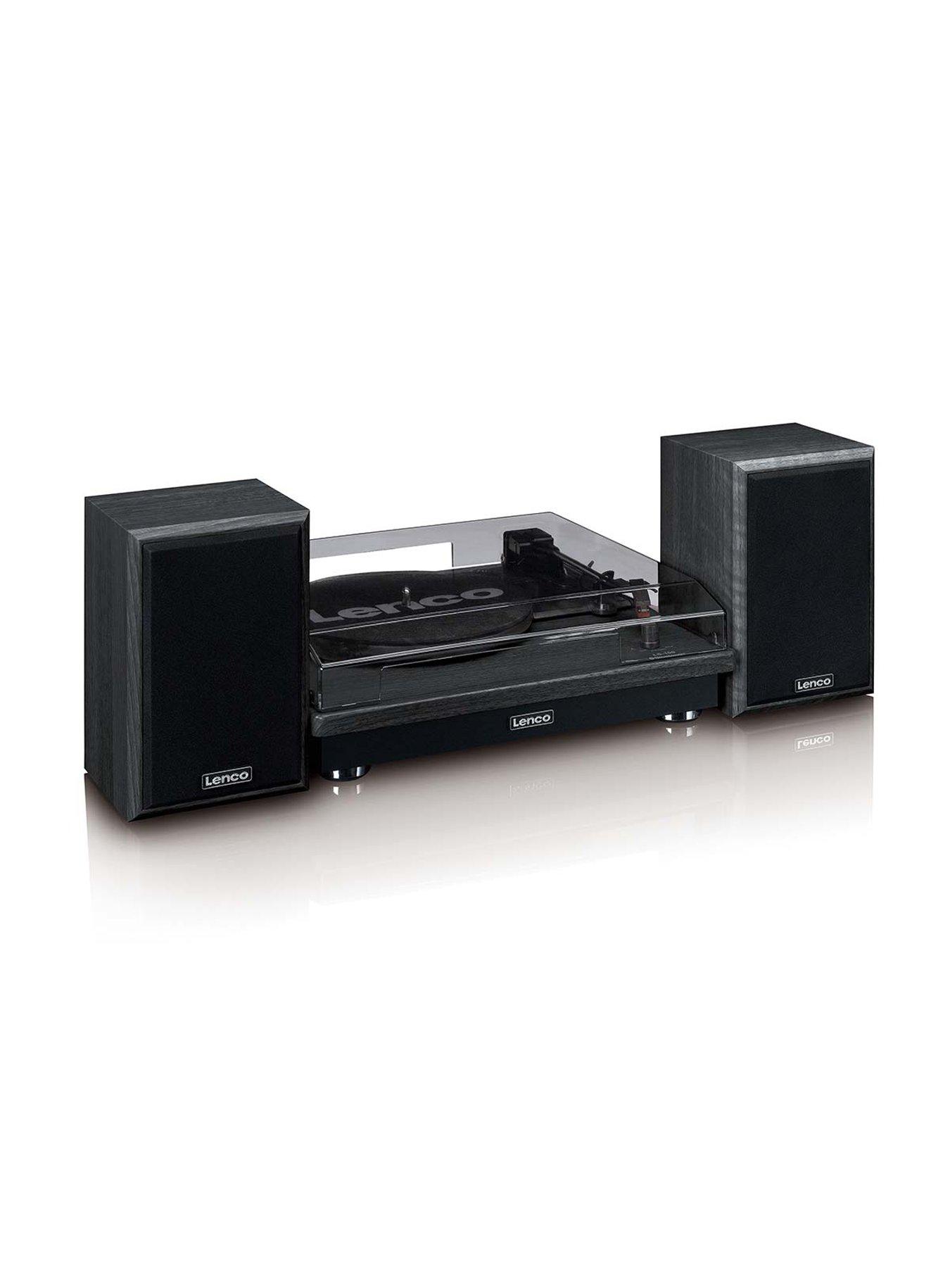 Image 4 of 6 of Lenco LS-100BK Turntable and Hi-Fi Speakers