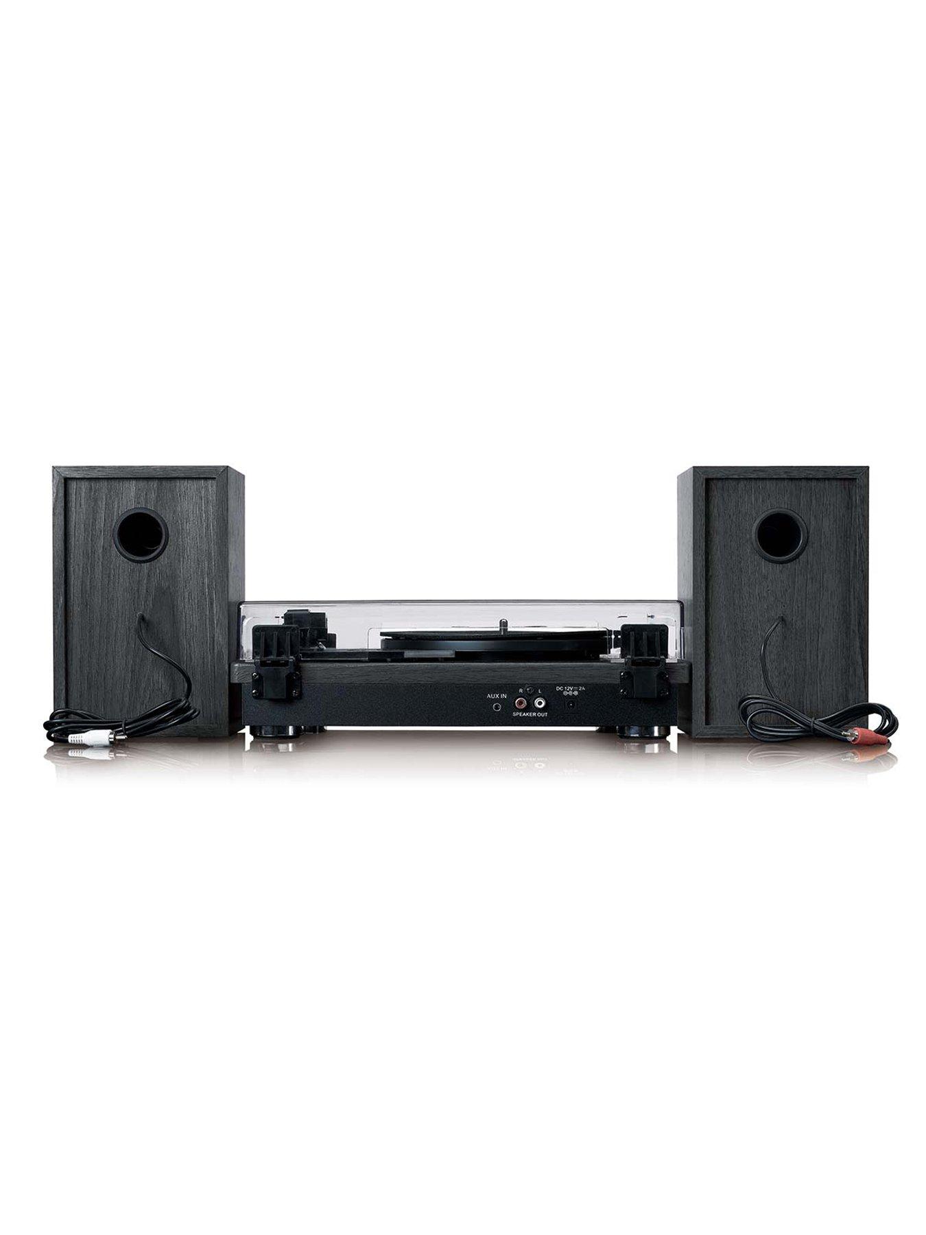 Image 5 of 6 of Lenco LS-100BK Turntable and Hi-Fi Speakers