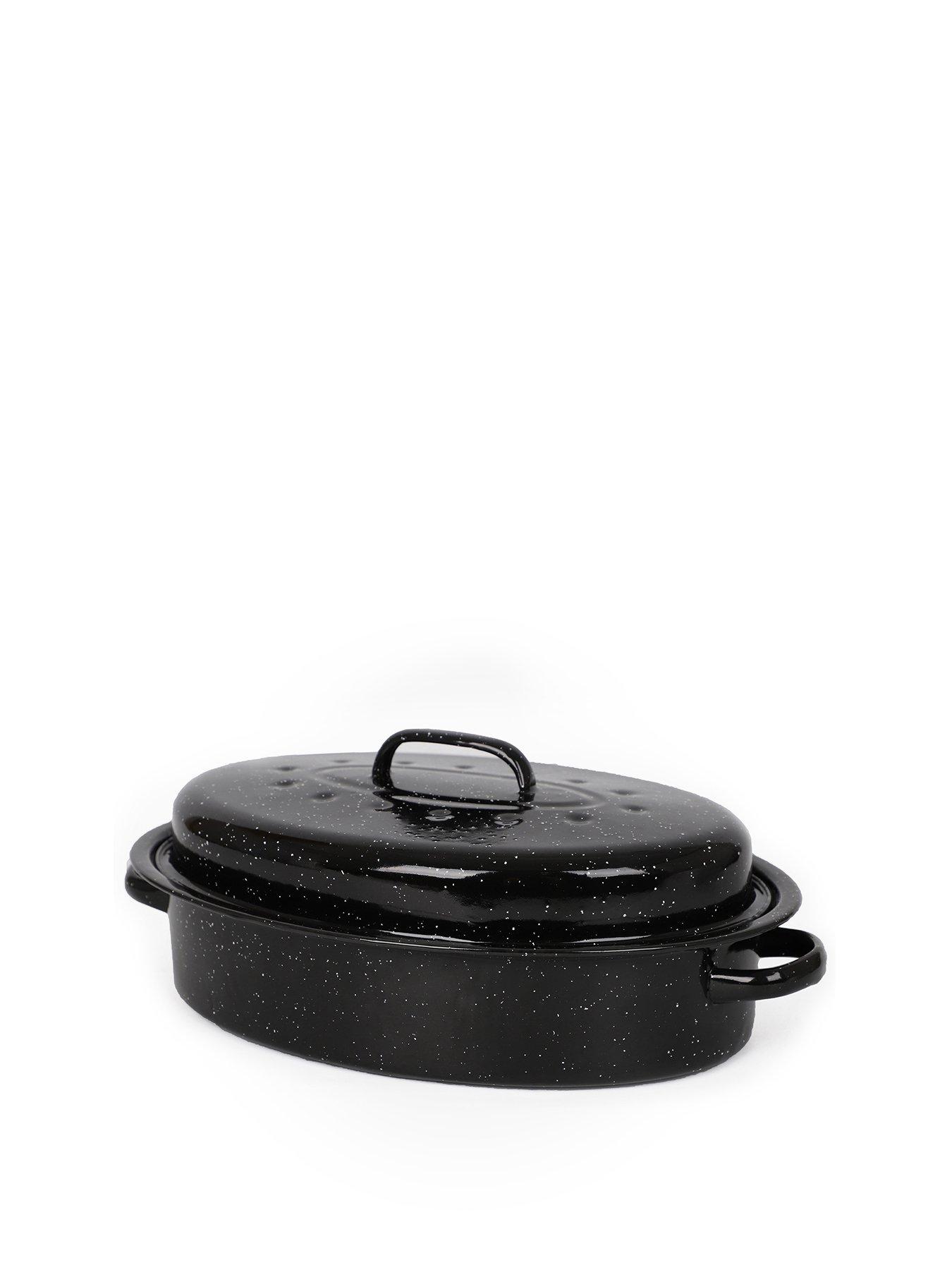 vonshef-enamel-self-basting-roasting-tin-with-lidstillFront