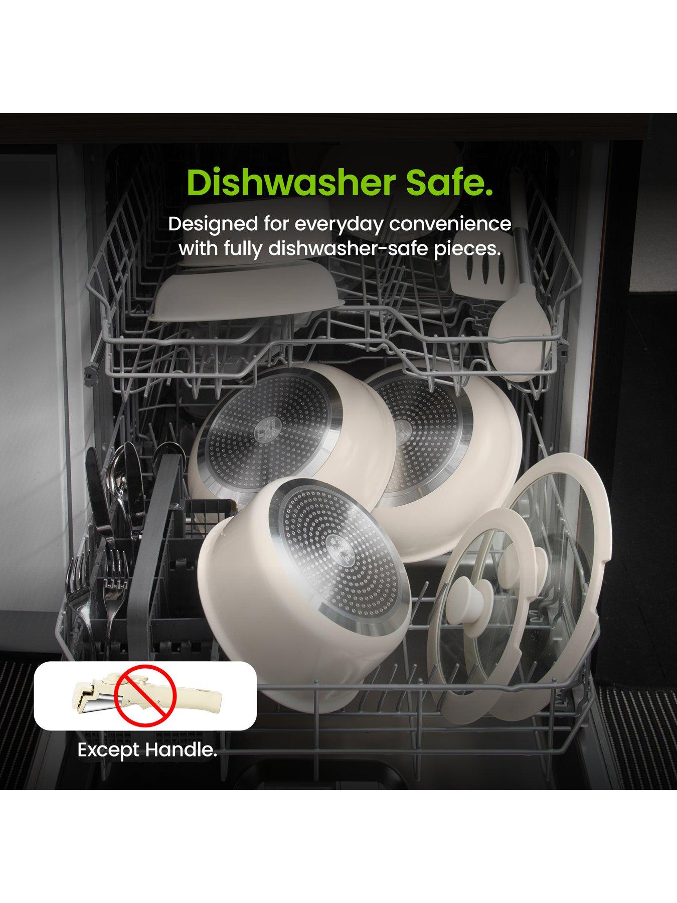 Image 3 of 7 of Vonshef 17pc Cream Pan Set With Removable Handles