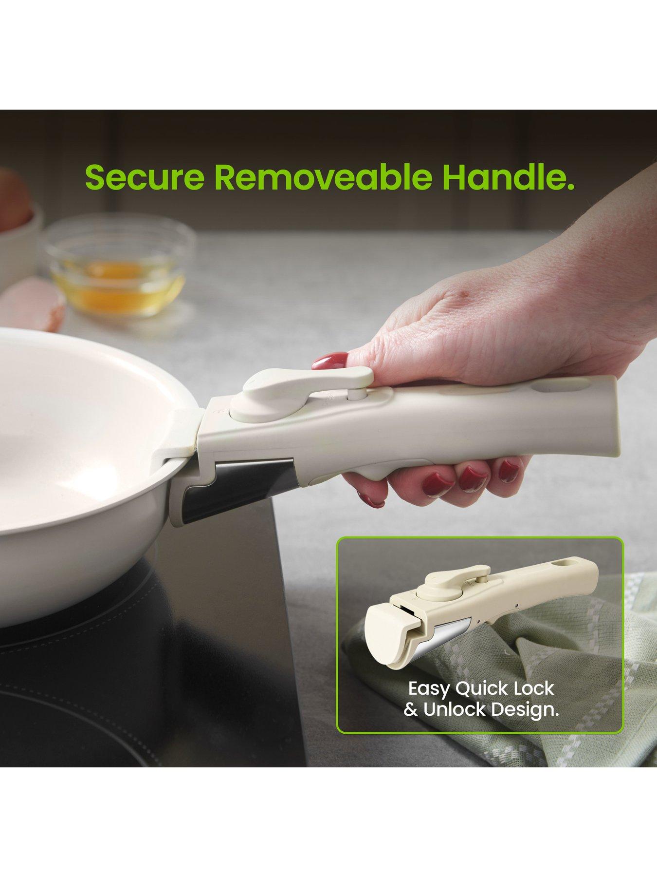 Image 7 of 7 of Vonshef 17pc Cream Pan Set With Removable Handles