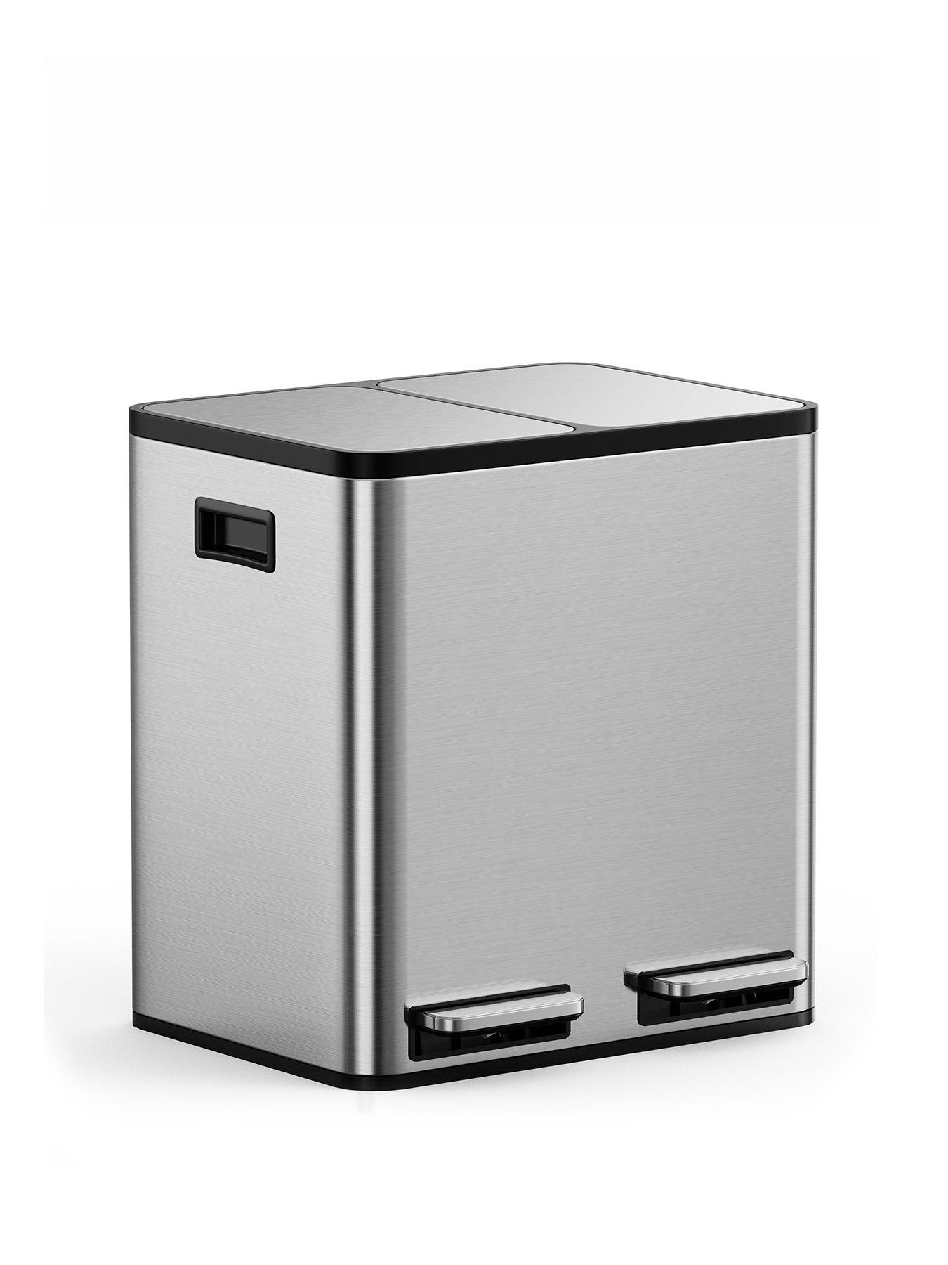 vonhaus-stainless-steel-double-bin-30lstillFront