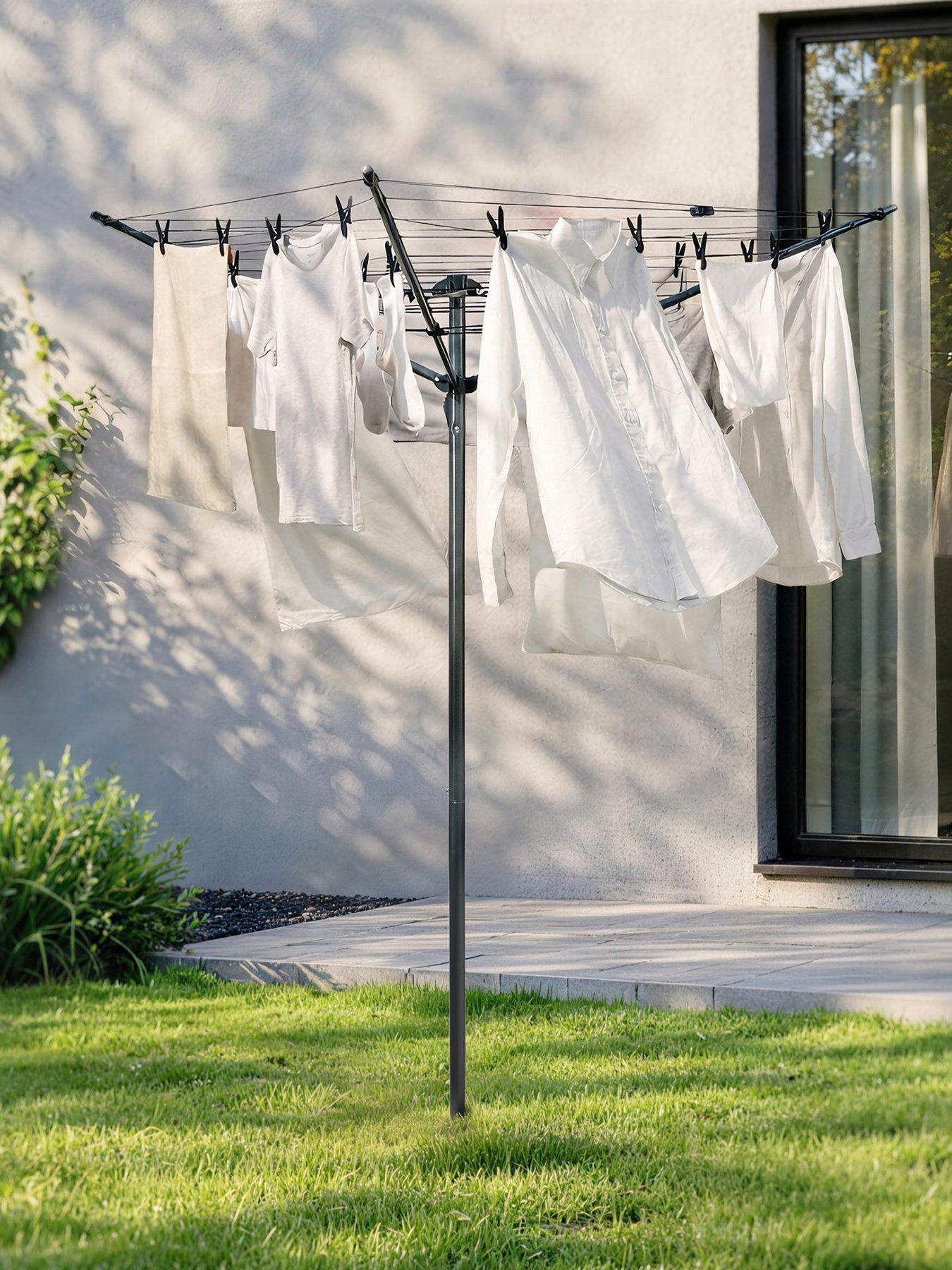 vonhaus-30m-rotary-washing-line-setfront