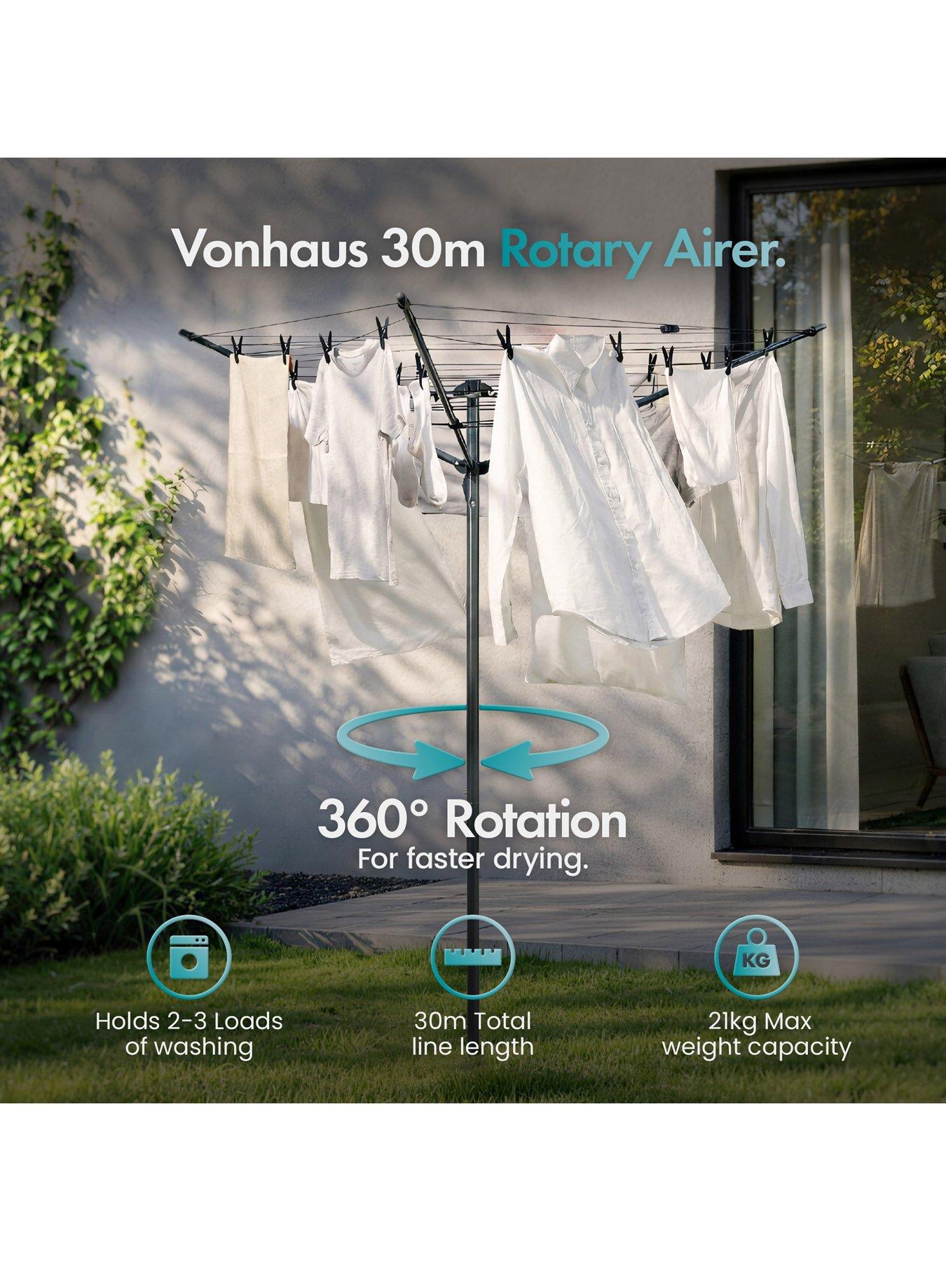 vonhaus-30m-rotary-washing-line-setback