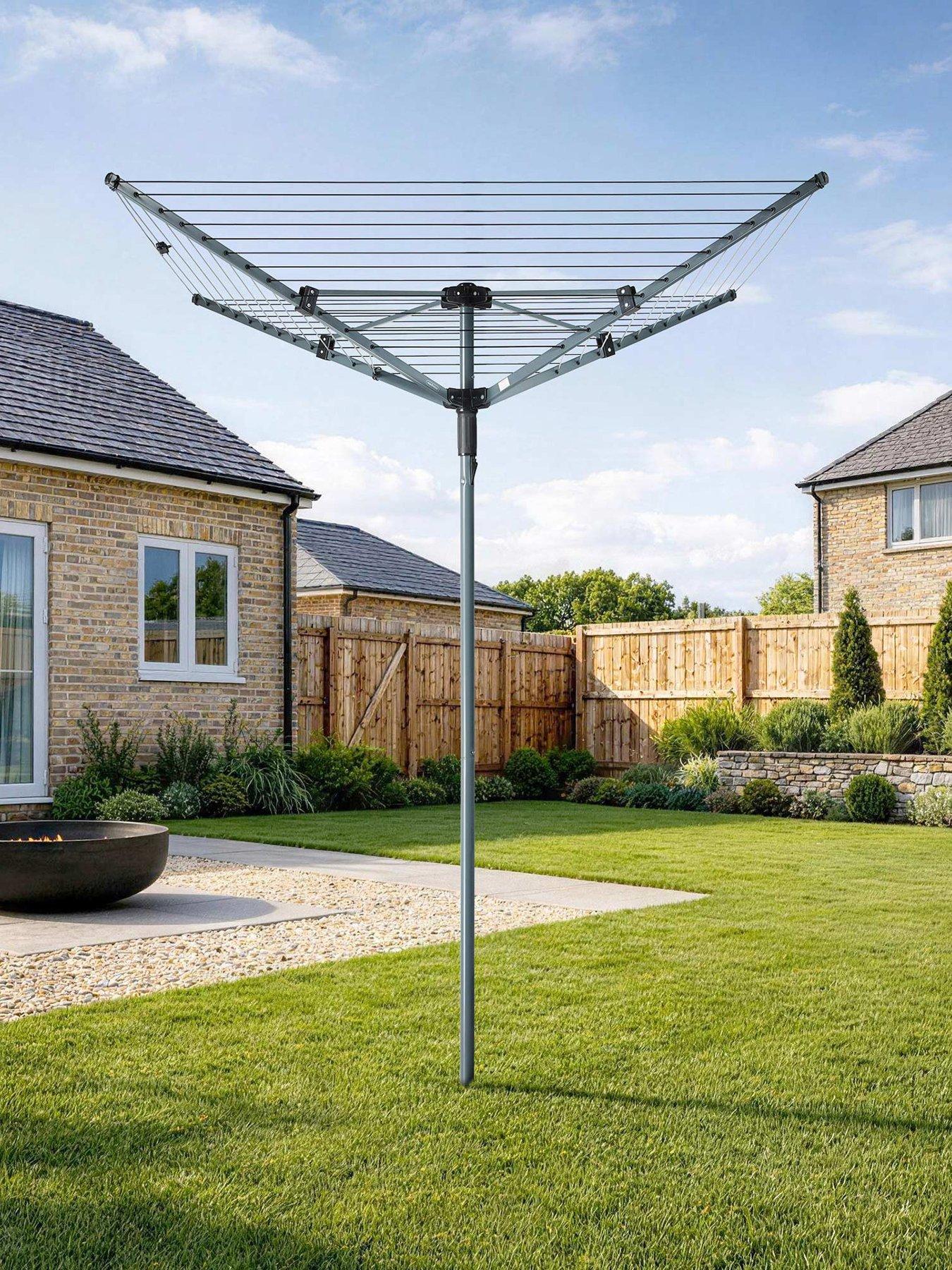 vonhaus-45m-rotary-washing-line-set
