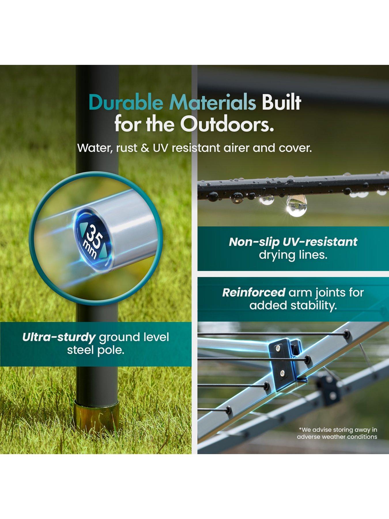 vonhaus-45m-rotary-washing-line-setdetail