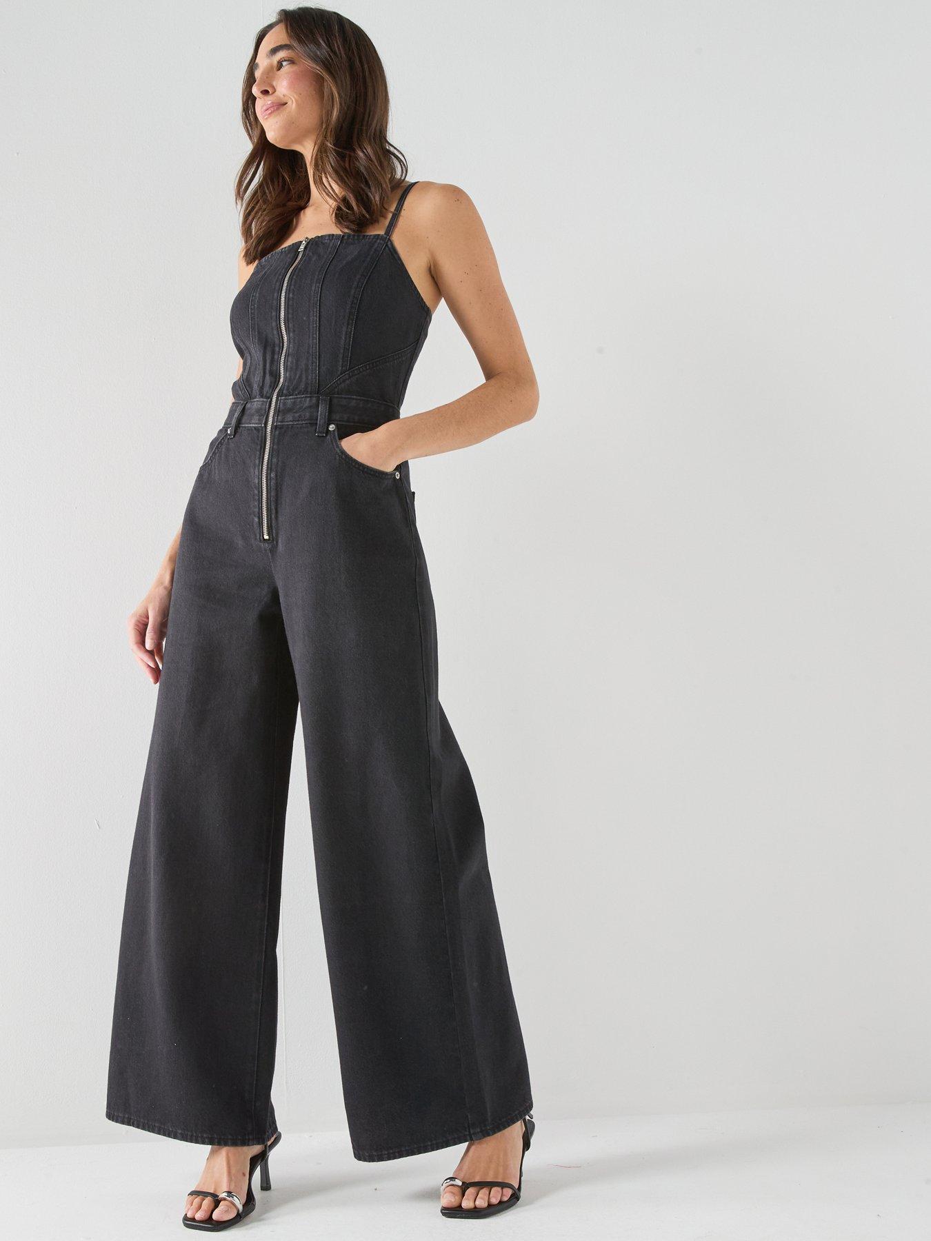 Image 1 of 6 of Levi's Seamed Jumpsuit