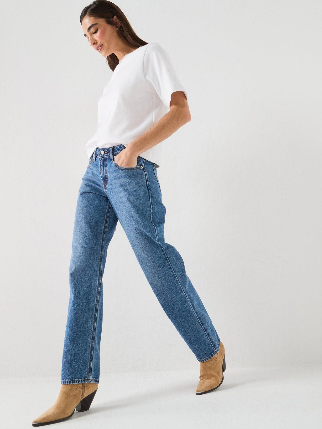 Image 6 of 6 of Levi's Straight Leg Jeans - Blue