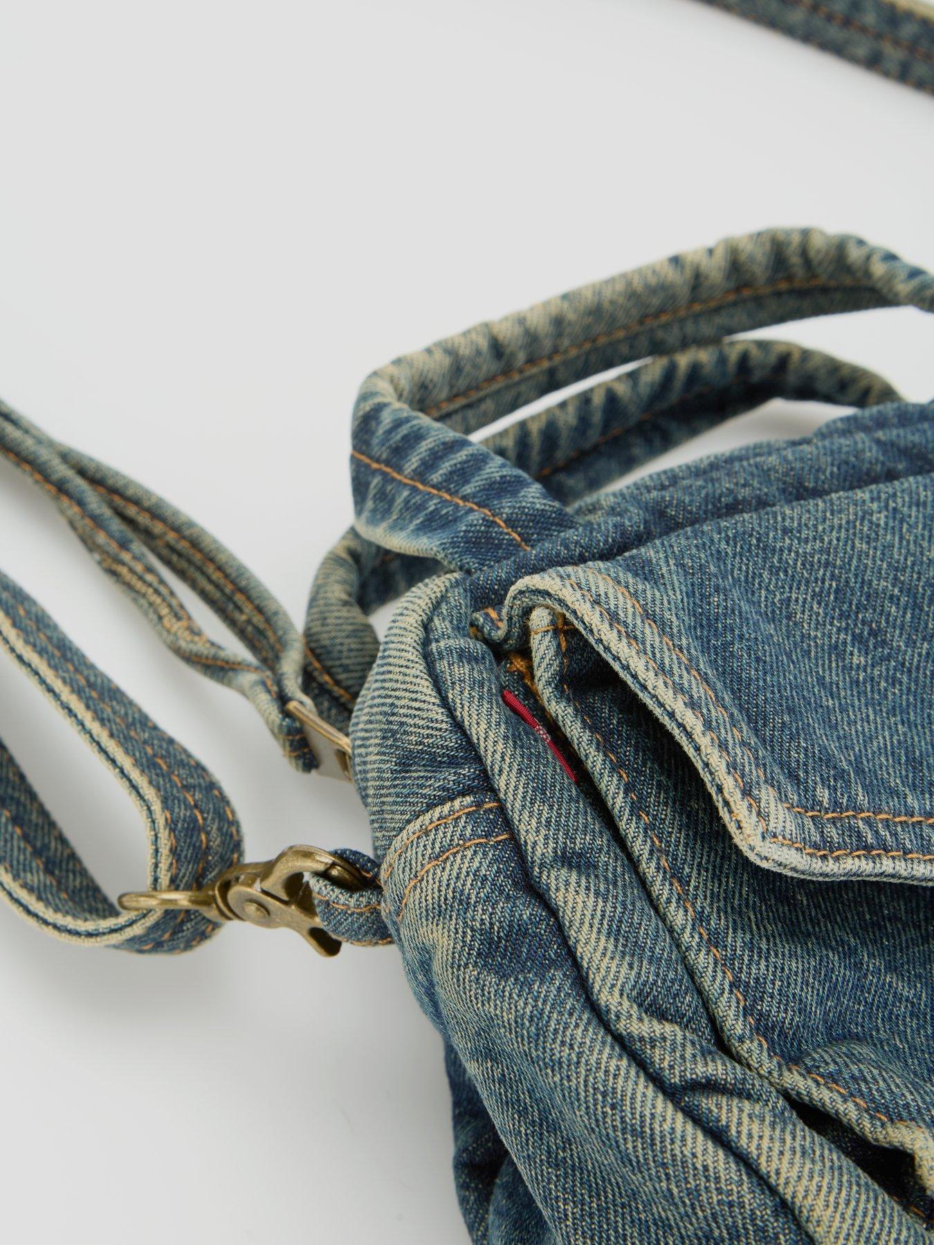 Image 6 of 6 of Levi's Small Blake Handbag - Grungy Girl Blue