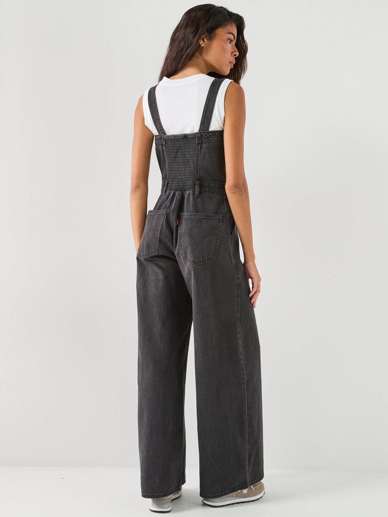 Image 2 of 6 of Levi's Audra Seamed Jumpsuit - Grey