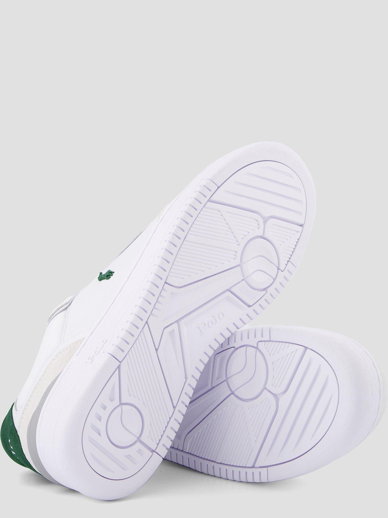 Image 4 of 7 of Polo Ralph Lauren Masters Court Leather Trainers - White