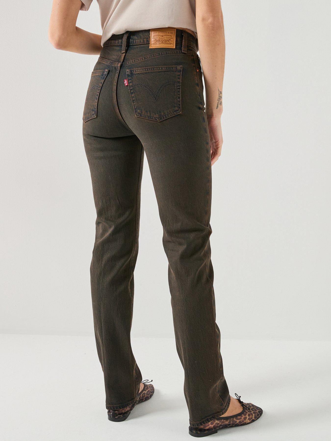 Image 2 of 6 of Levi's Ribcage Slim Jeans - Blue
