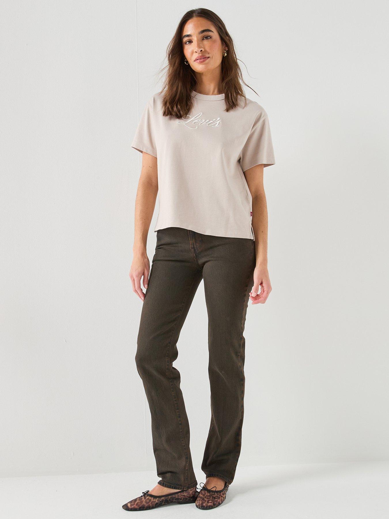 Image 5 of 6 of Levi's Ribcage Slim Jeans - Blue