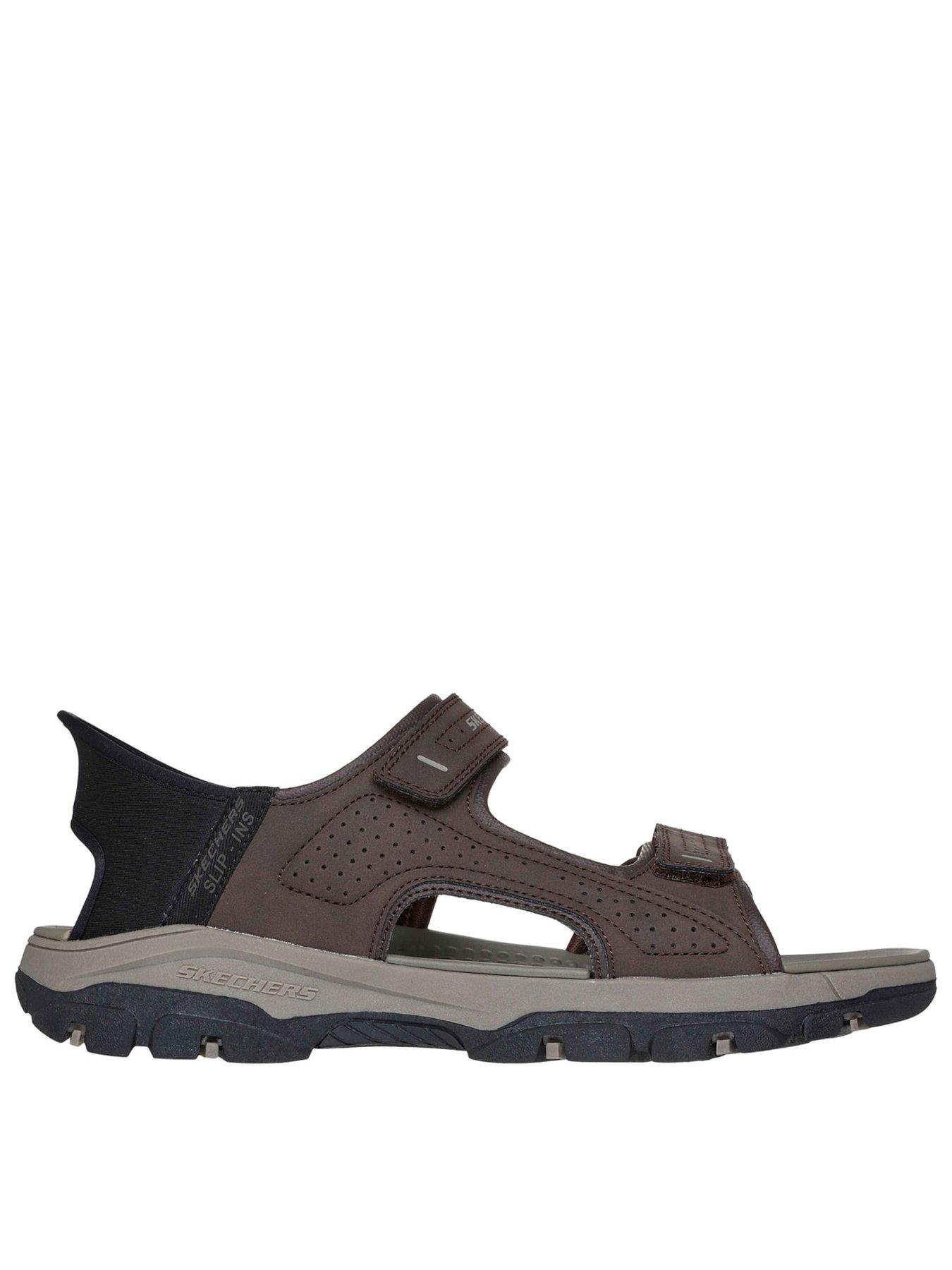 Skechers Tresmen Reece Sandals – Dark Brown