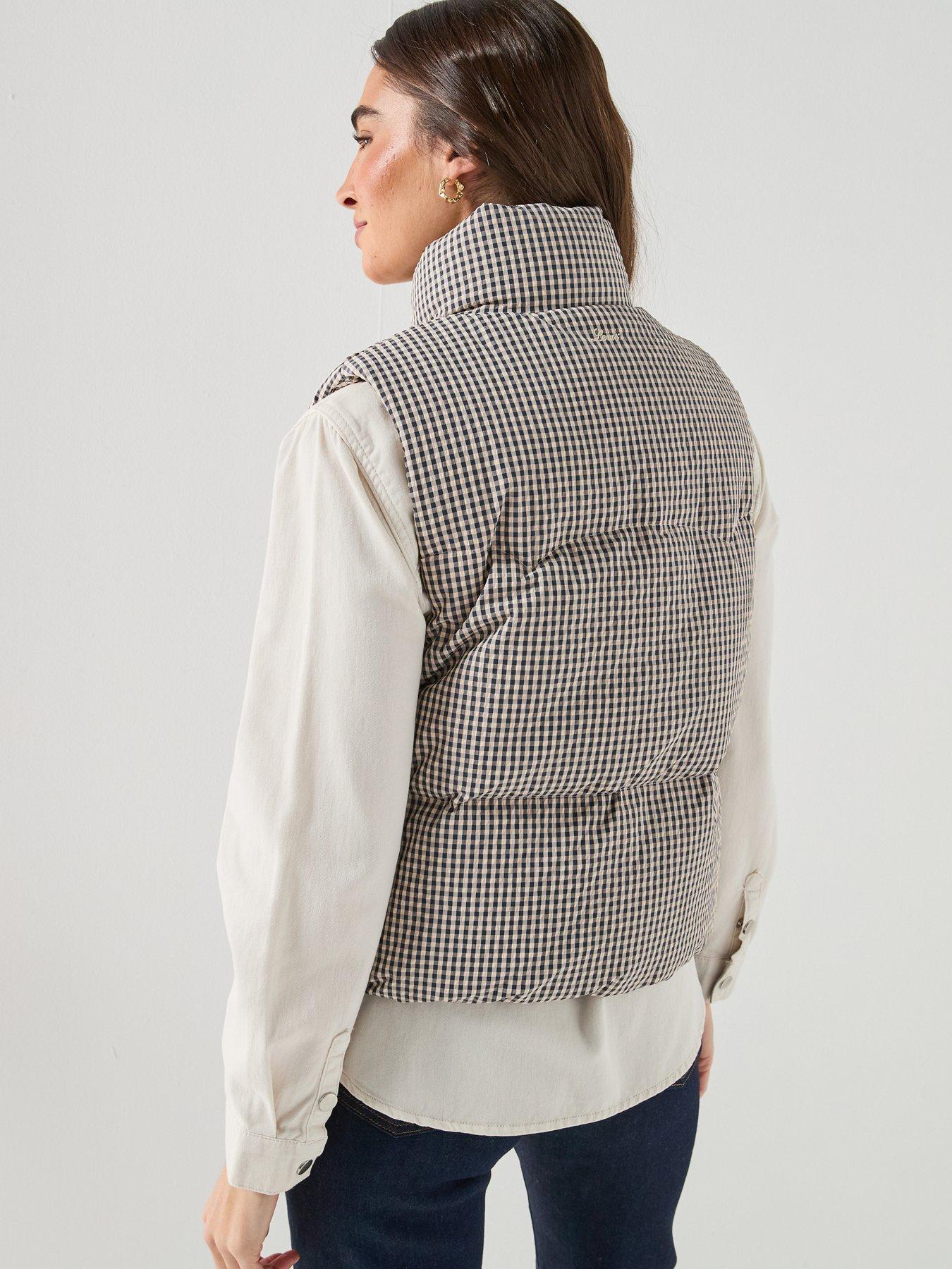 Image 2 of 6 of Levi's Tate Bubble Puffer Vest Gilet - Grey