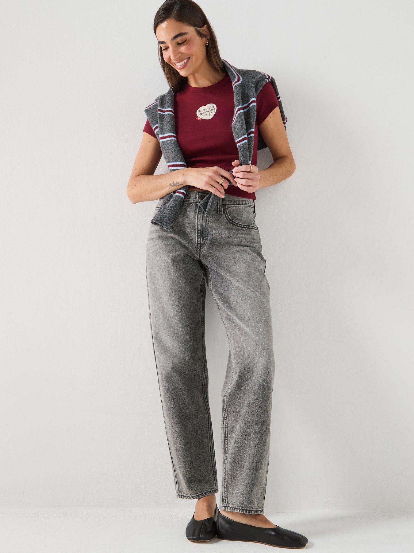 Image 3 of 6 of Levi's Loose Tapered Jeans - Grey