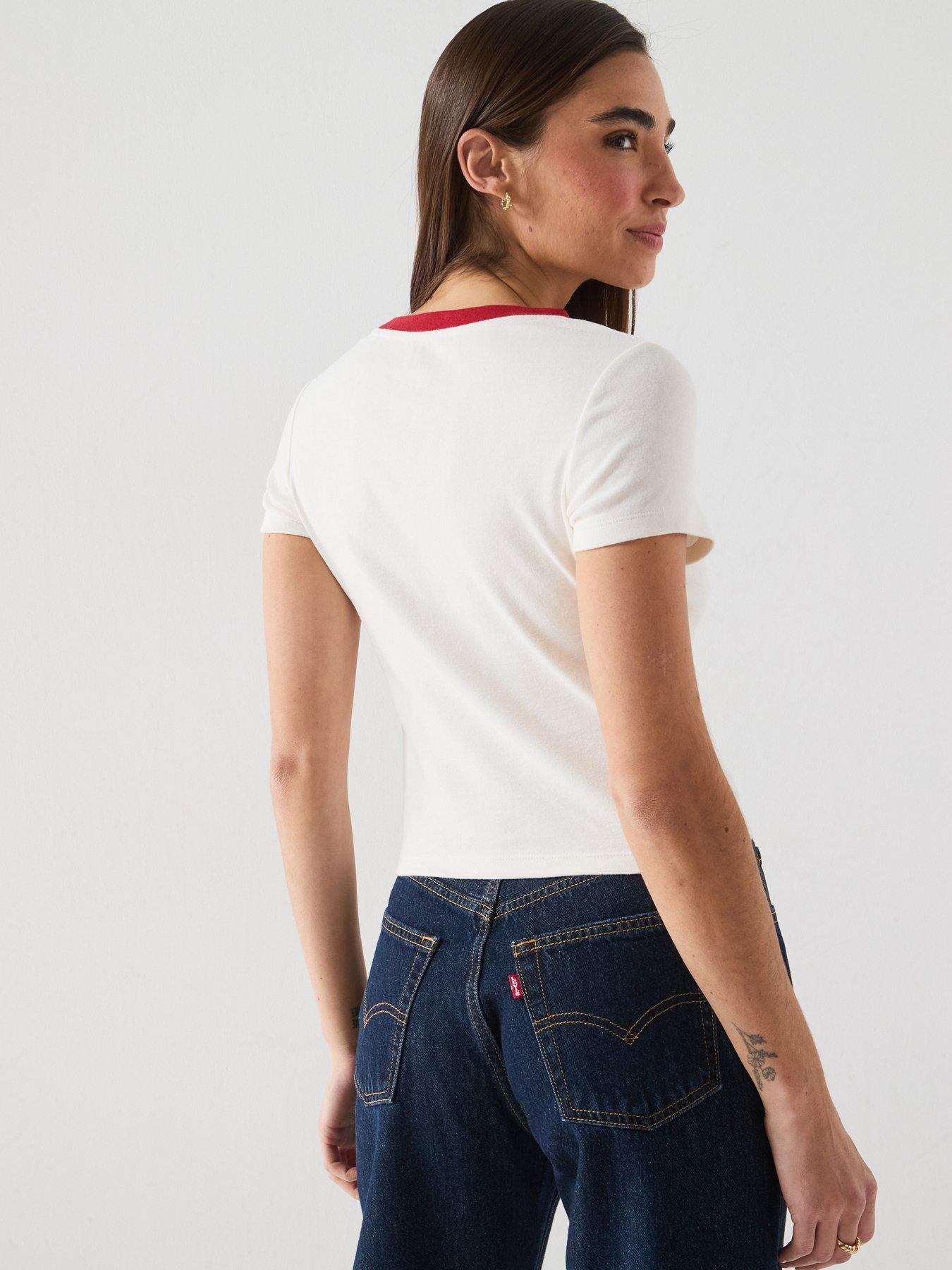 Image 2 of 6 of Levi's Sing It Loud Essential Baby T-Shirt - Egret