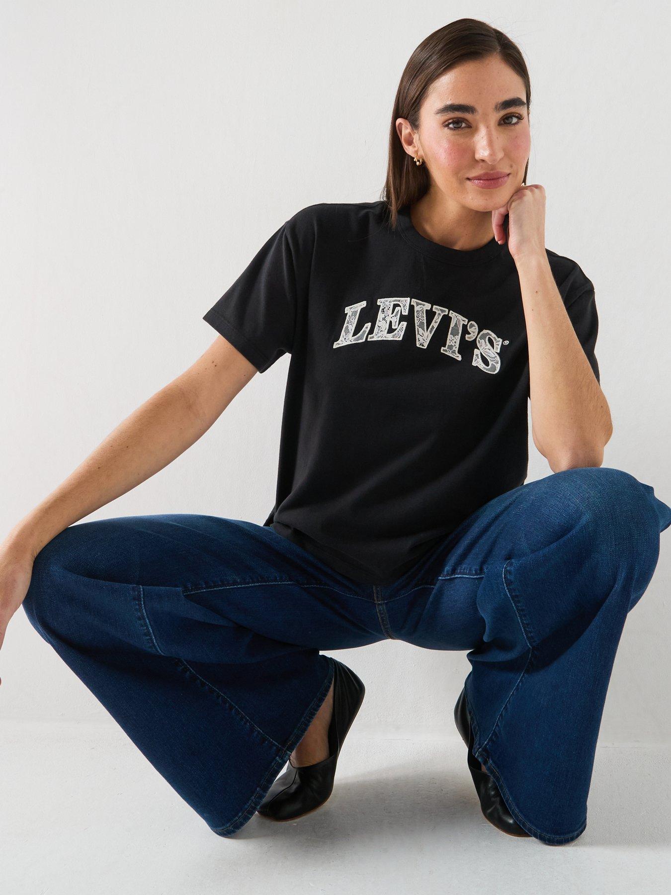 Image 5 of 5 of Levi's Lace Arch Logo Vintage T-Shirt - Anthracite