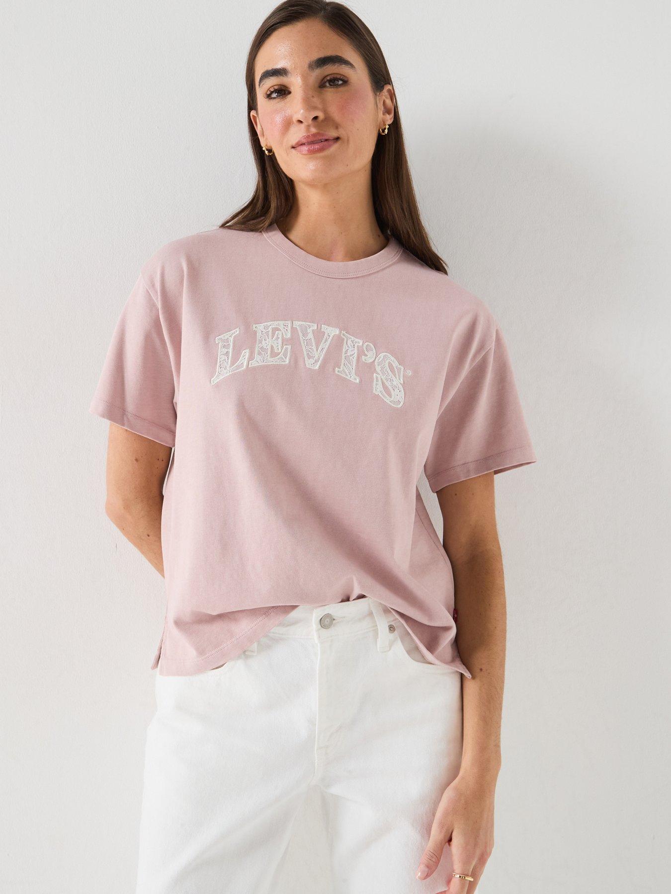 Levi's Lace Arch Logo Vintage T-Shirt - Lilac Haze