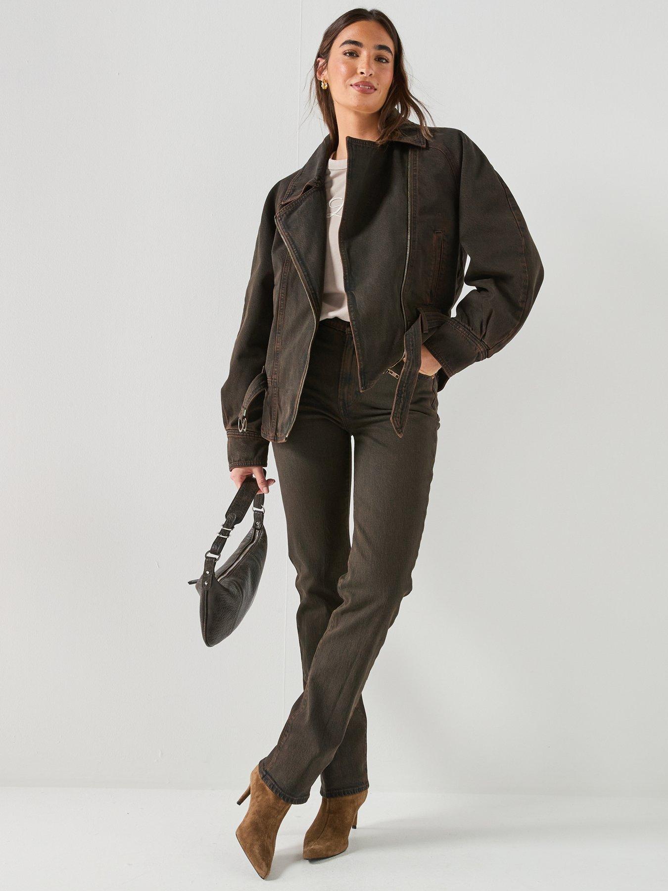 Image 3 of 6 of Levi's 80's Bomber Jacket - Brown