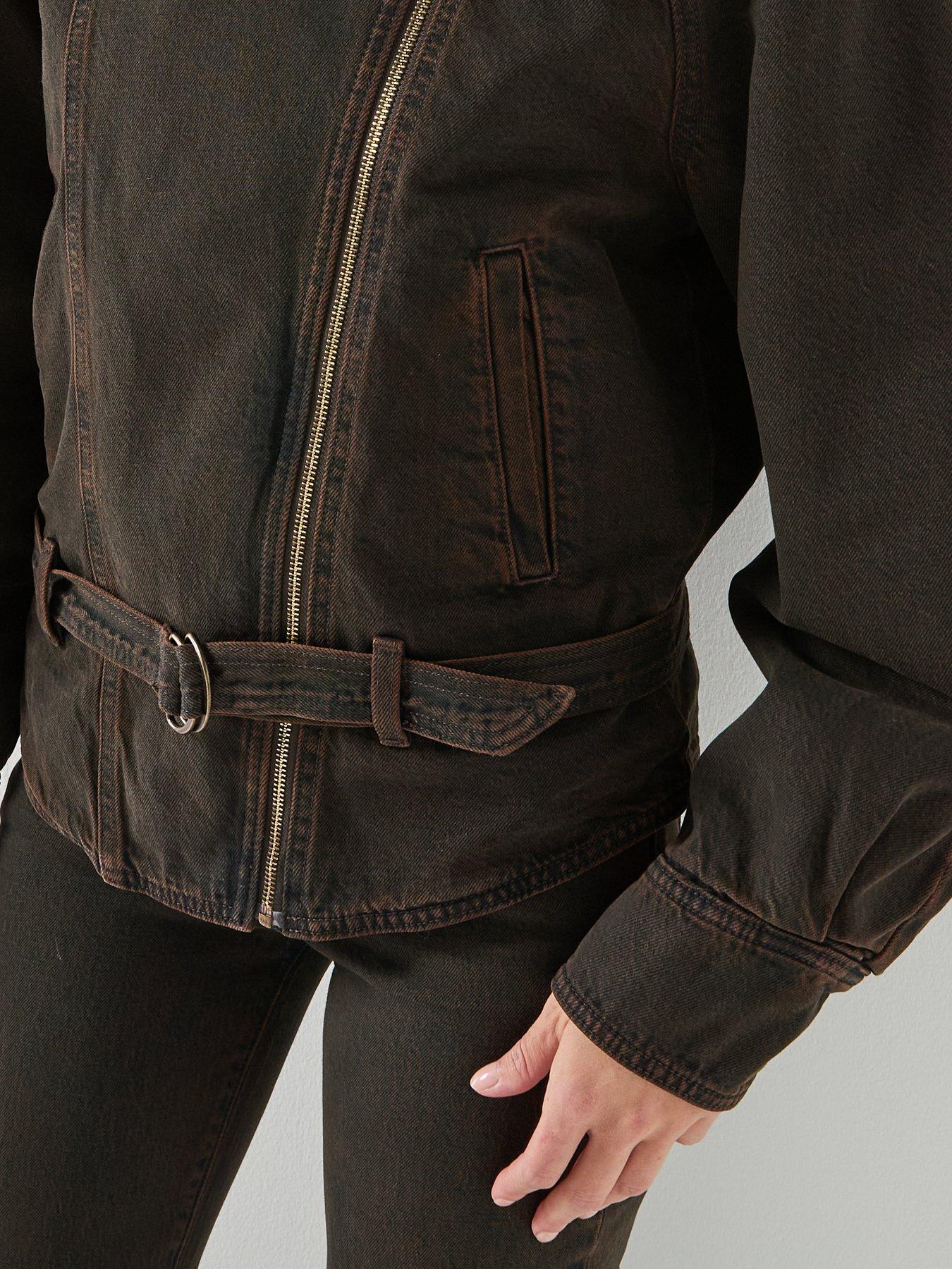 Image 4 of 6 of Levi's 80's Bomber Jacket - Brown