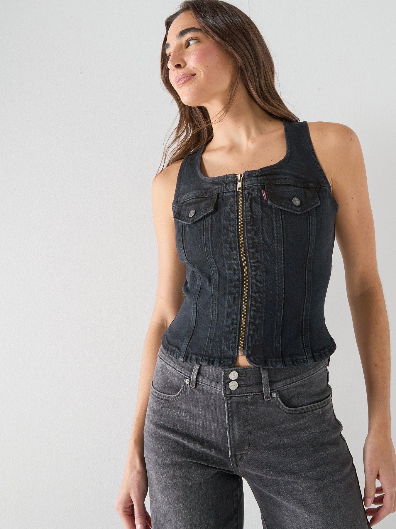 Image 5 of 5 of Levi's Vintage Zip Vest - Blue