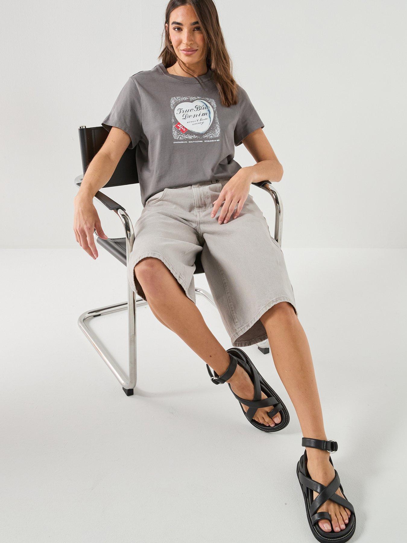Image 3 of 6 of Levi's Super Baggy Jorts - Blue