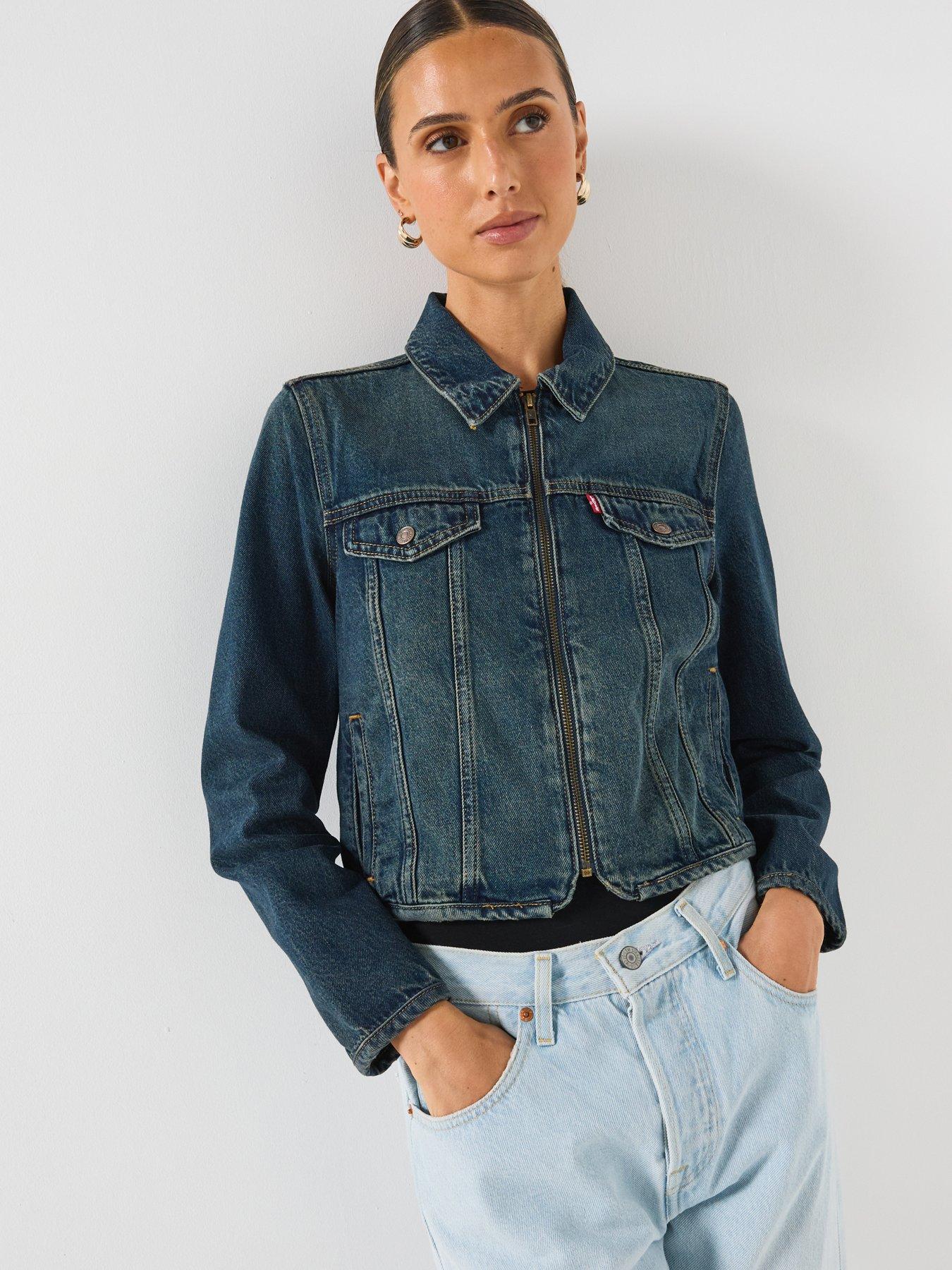 Levi's Zip Original Trucker Denim Jacket - Blue