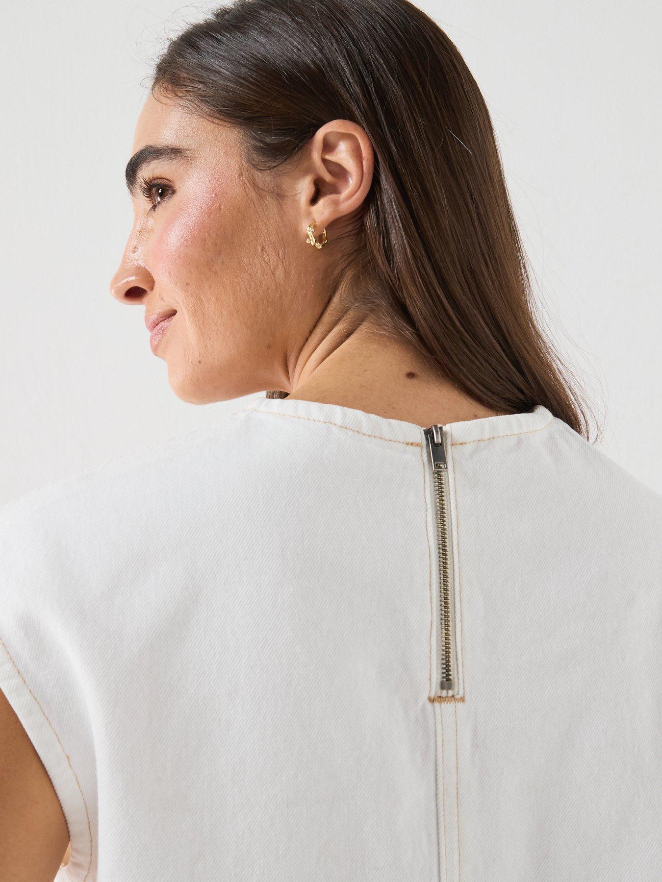 Image 5 of 5 of Levi's Denim Tee - White