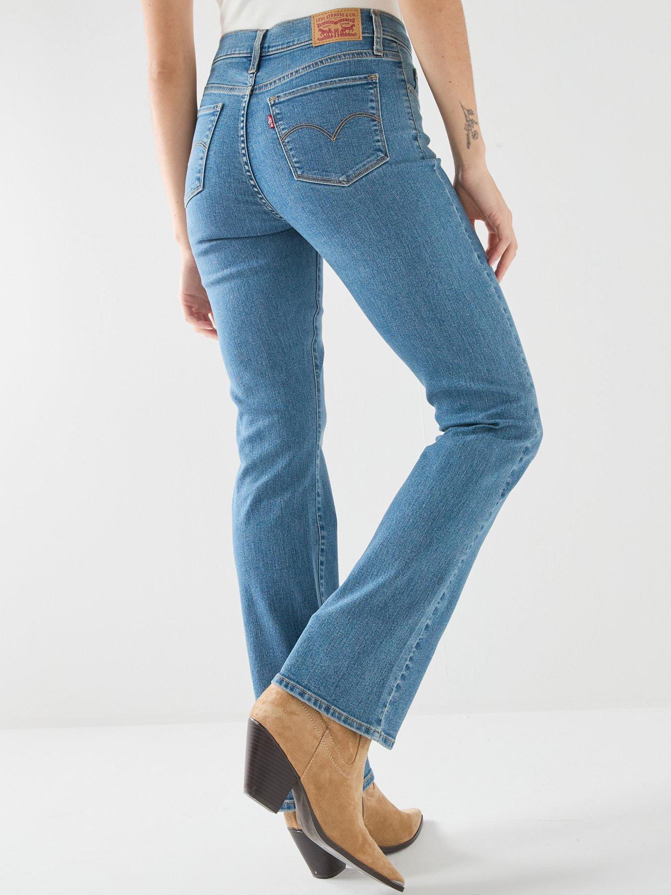 Image 2 of 6 of Levi's 315 Shaping Bootcut Jeans - Blue