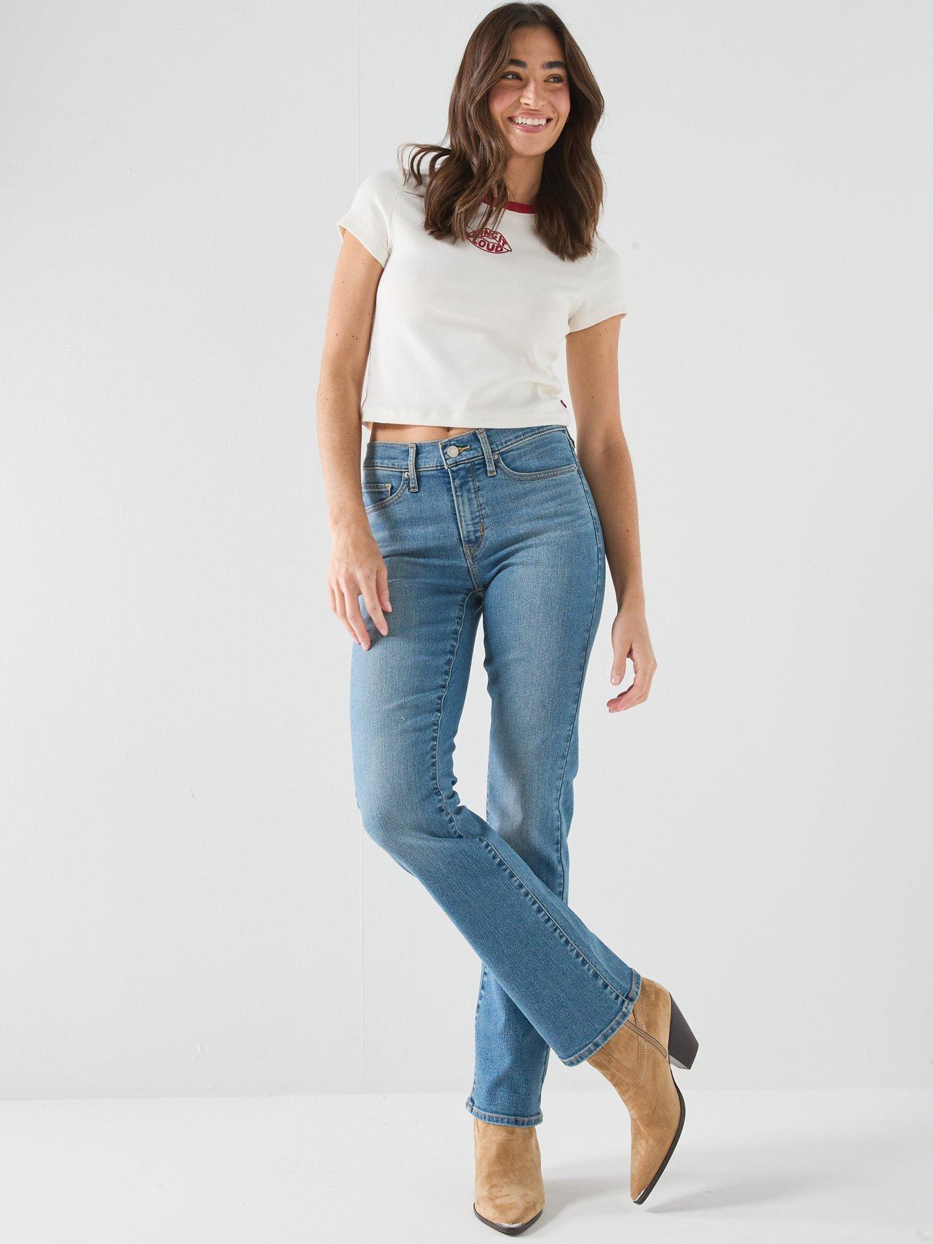 Image 3 of 6 of Levi's 315 Shaping Bootcut Jeans - Blue