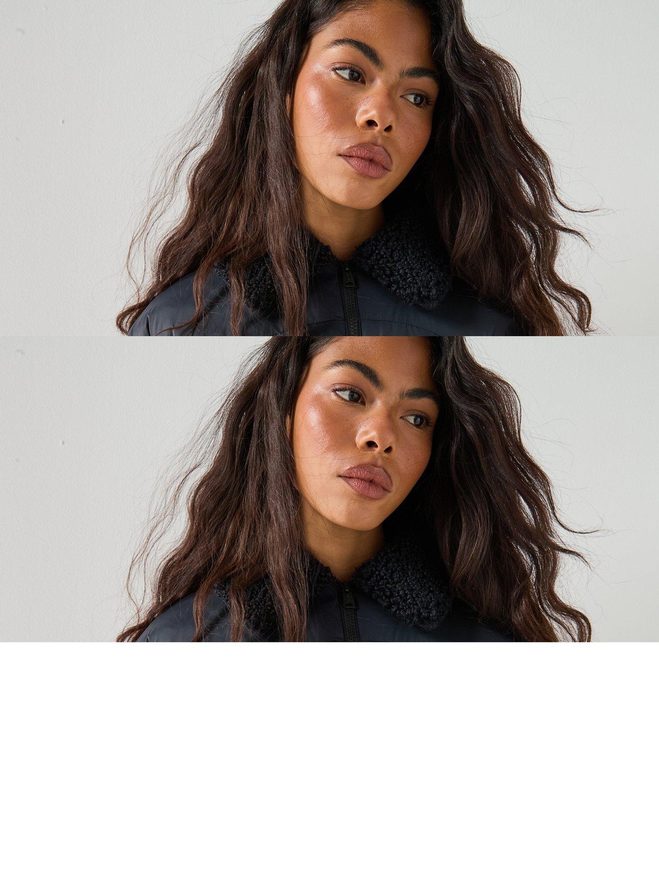 Image 6 of 6 of Levi's Palmer Puffer Sherpa Jacket - Anthracite Night