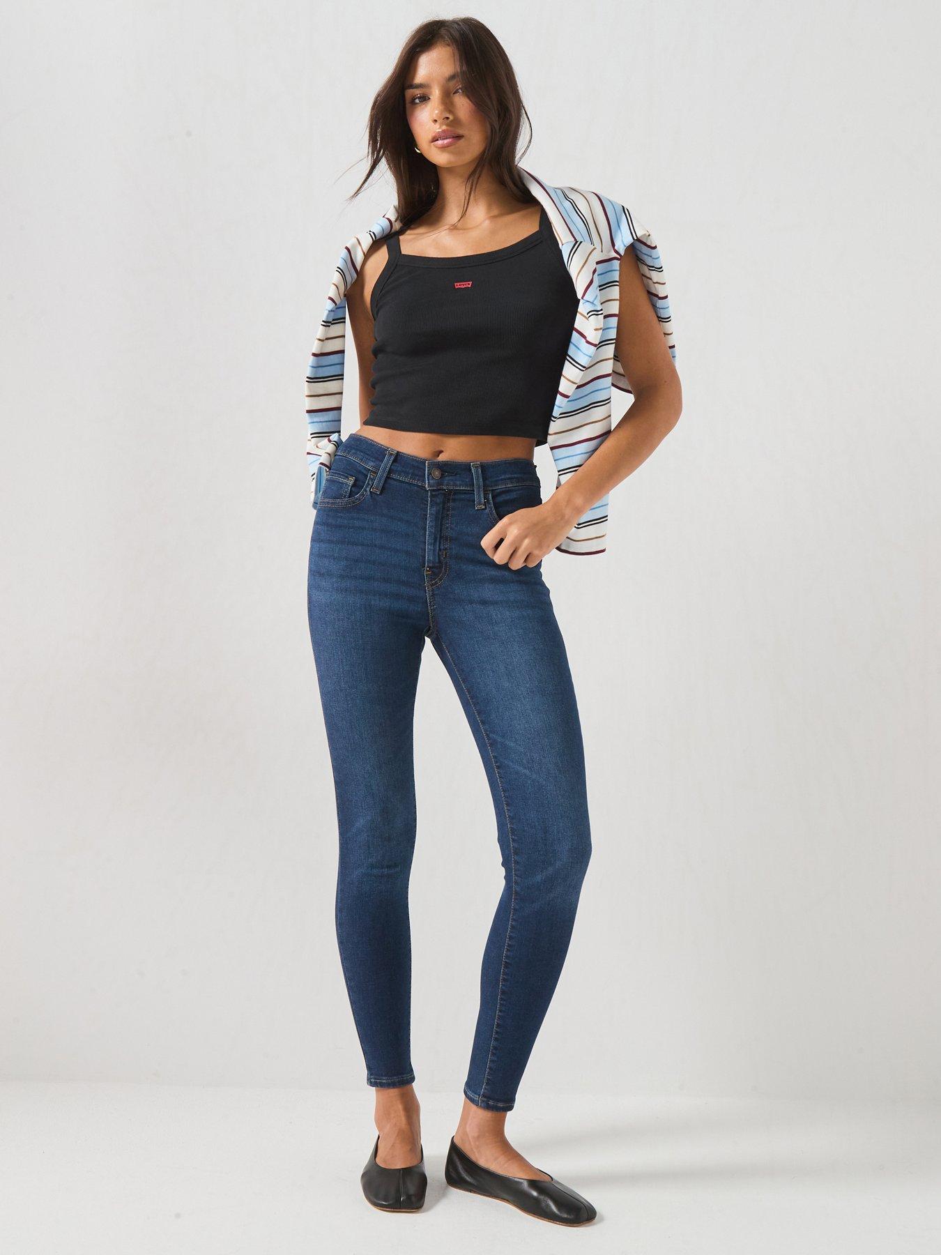 Image 1 of 5 of Levi's Super Skinny Jeans - Blue