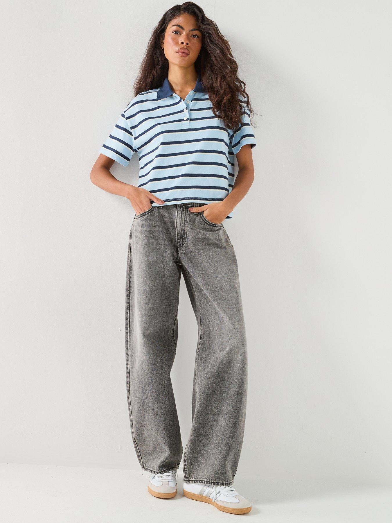 Image 3 of 6 of Levi's Middy Balloon Leg Jeans - Grey